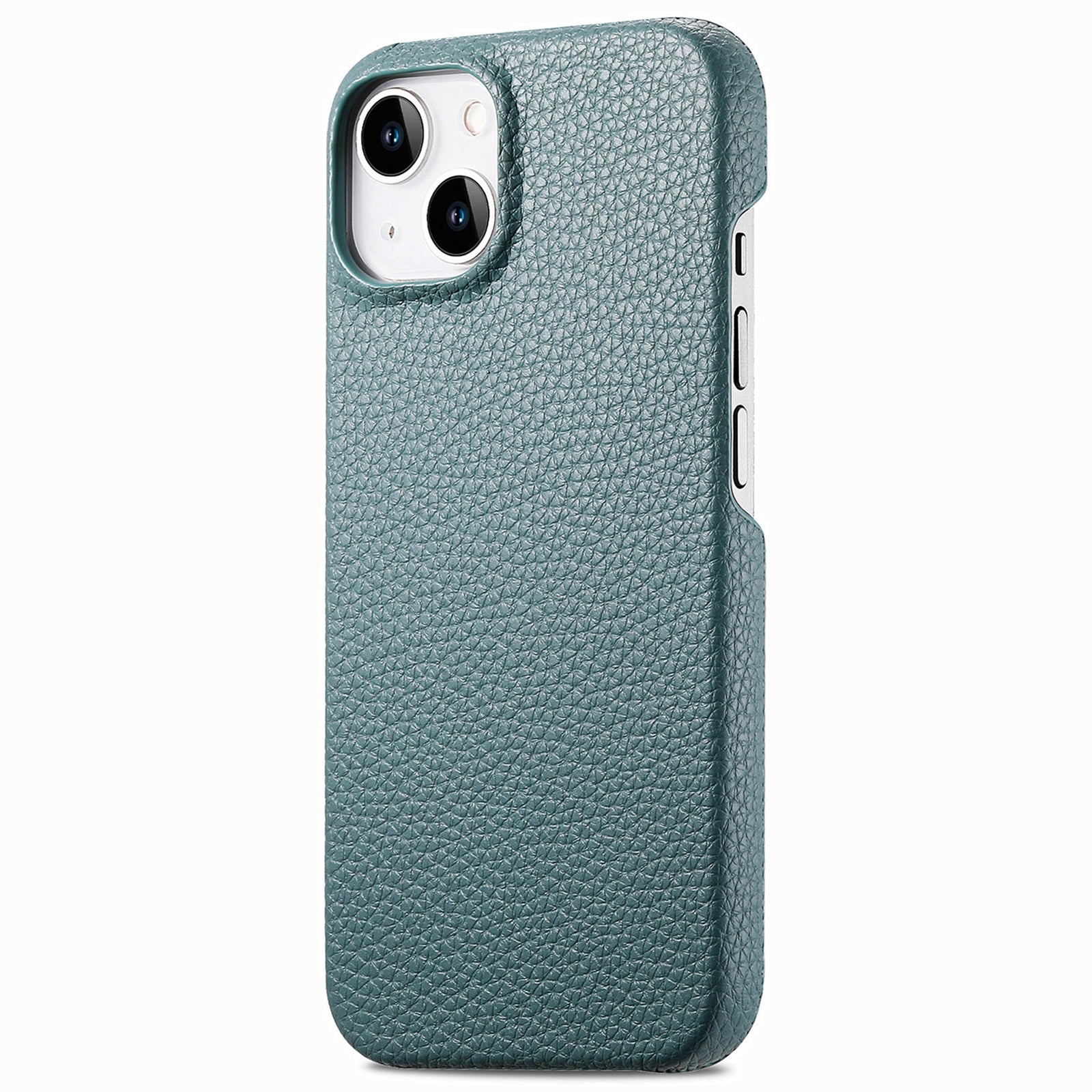 Y1 For iPhone 14 Plus Case Anti-scratch Litchi Texture PU Leather Coated PC Phone Cover