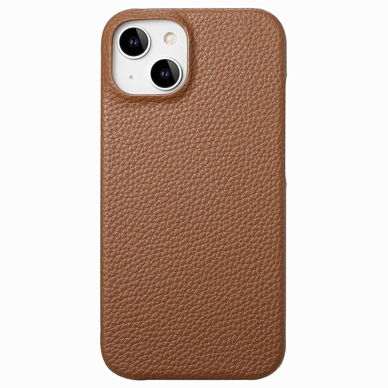 Y1 For iPhone 14 Plus Case Anti-scratch Litchi Texture PU Leather Coated PC Phone Cover