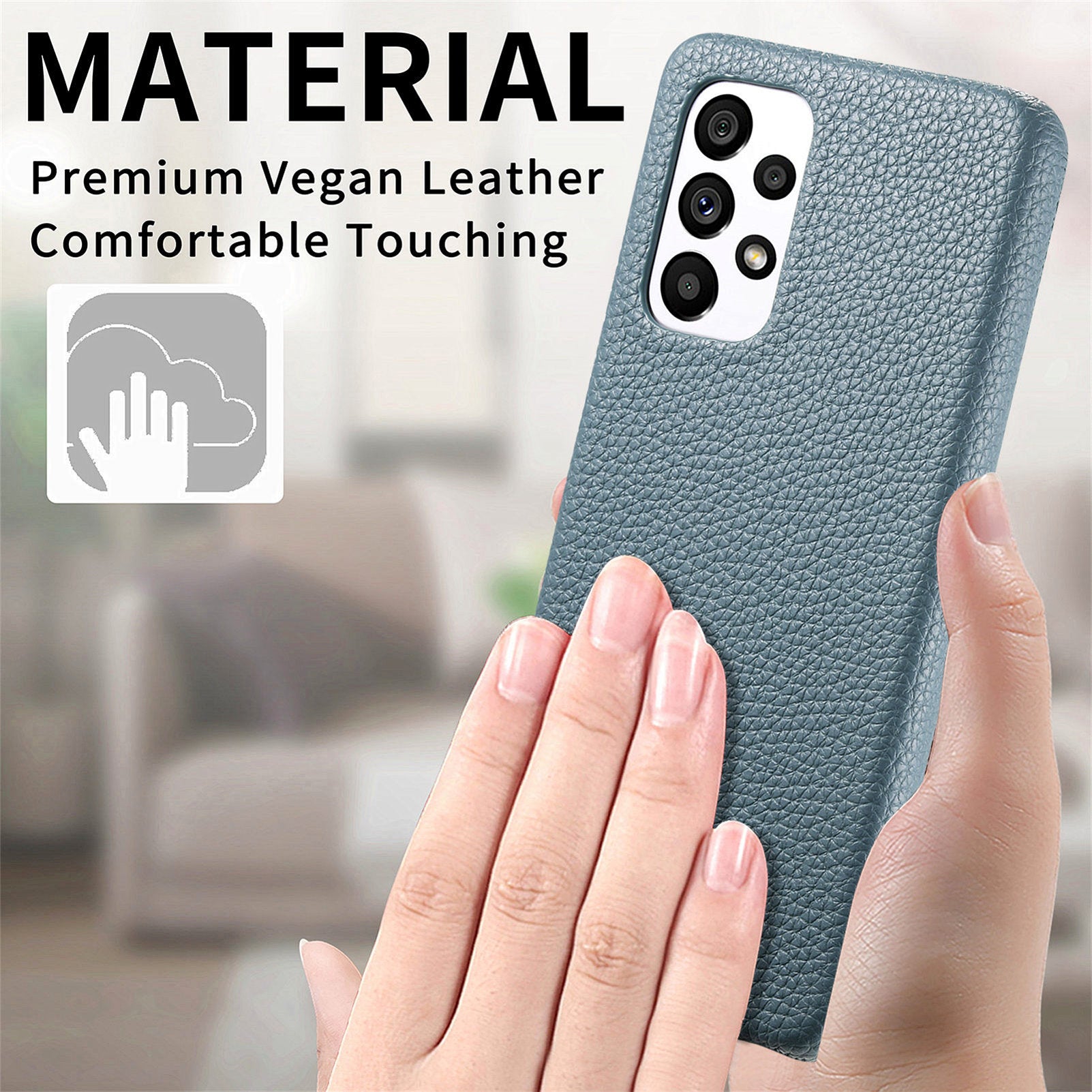 Y1 For Samsung Galaxy A53 5G Case Leather+PC Drop-proof Litchi Texture Phone Cover