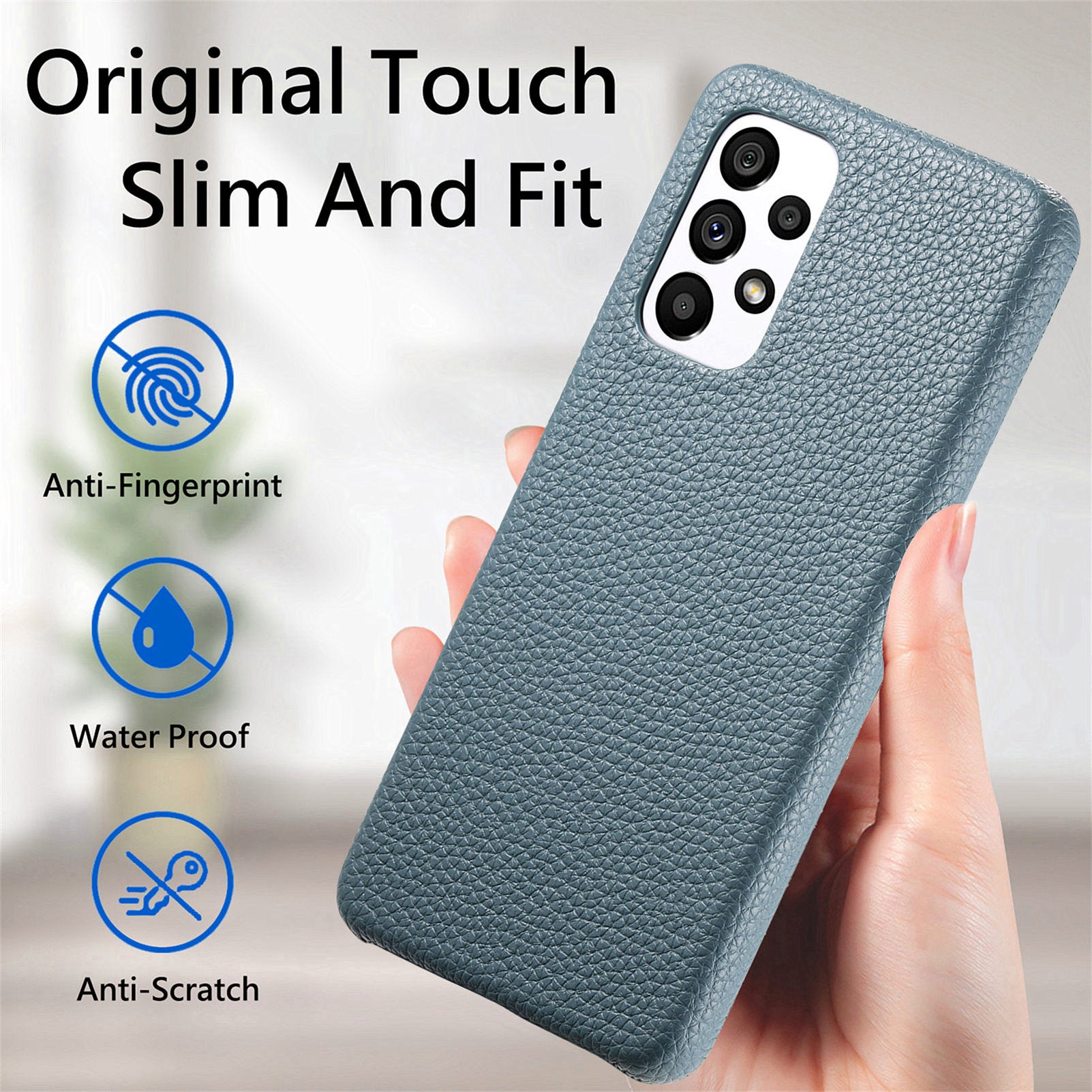 Y1 For Samsung Galaxy A53 5G Case Leather+PC Drop-proof Litchi Texture Phone Cover