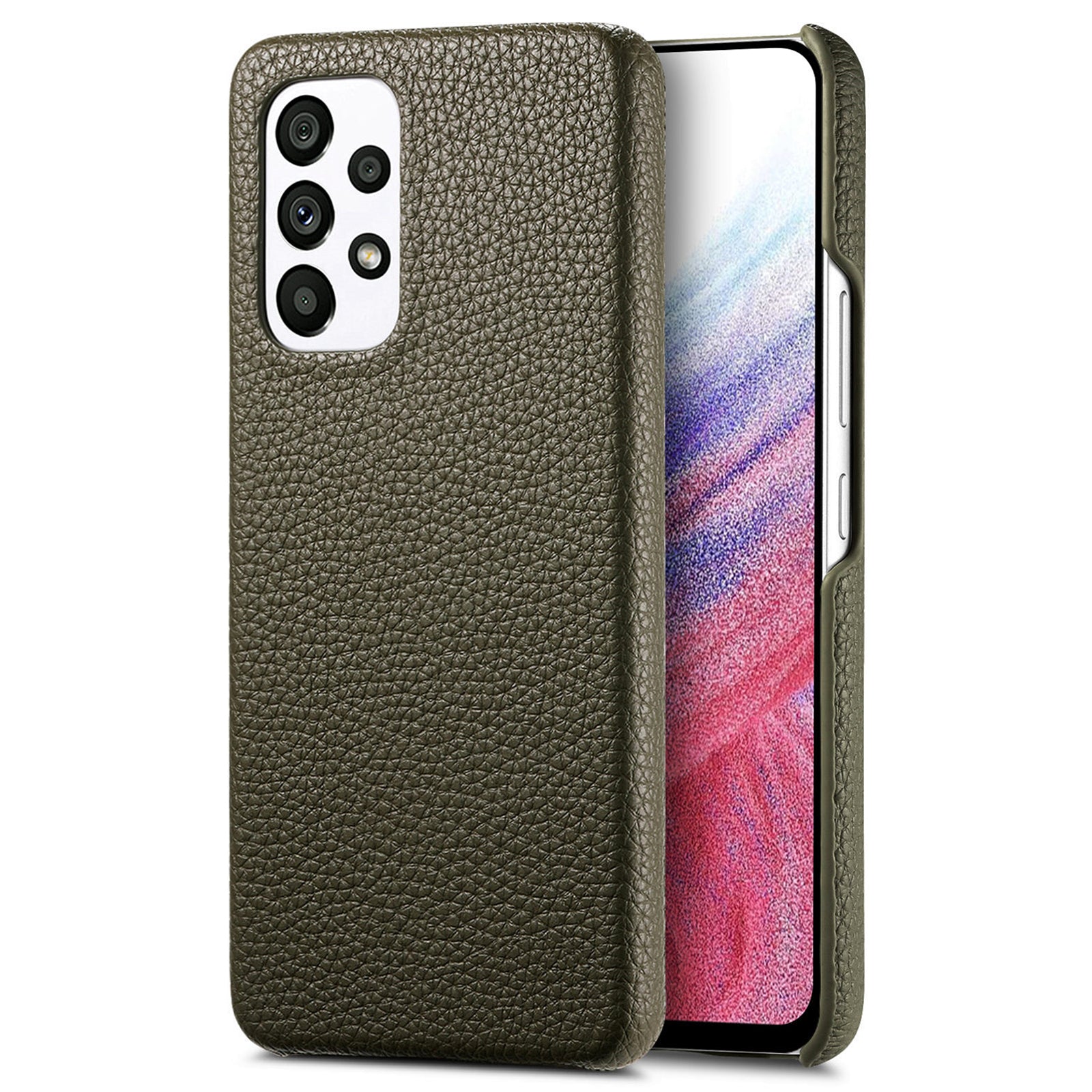 Y1 For Samsung Galaxy A53 5G Case Leather+PC Drop-proof Litchi Texture Phone Cover