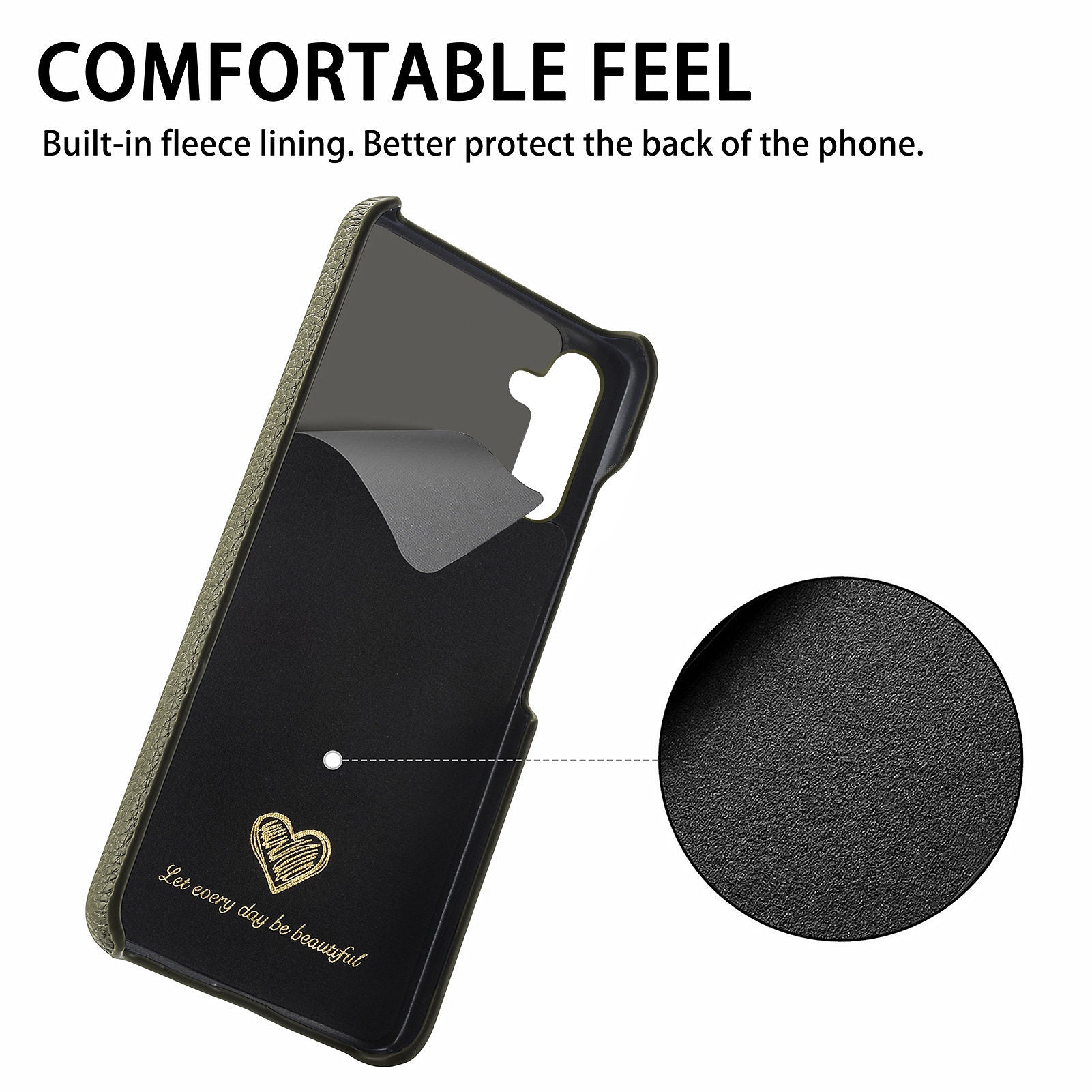 Y1 For Samsung Galaxy A34 5G Case Litchi Texture PU Leather Coating Phone Back Cover