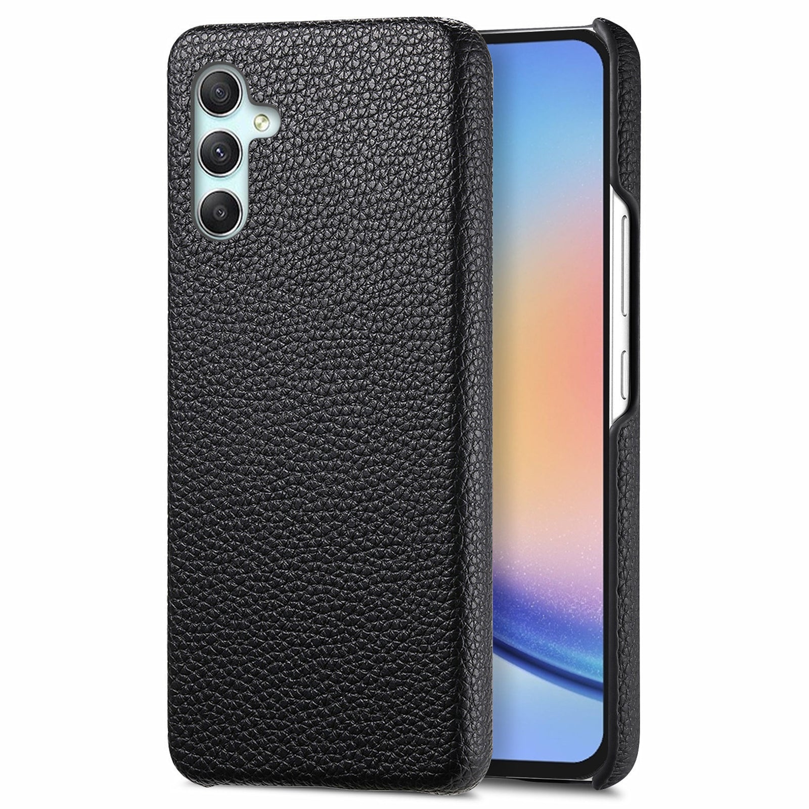 Y1 For Samsung Galaxy A34 5G Case Litchi Texture PU Leather Coating Phone Back Cover