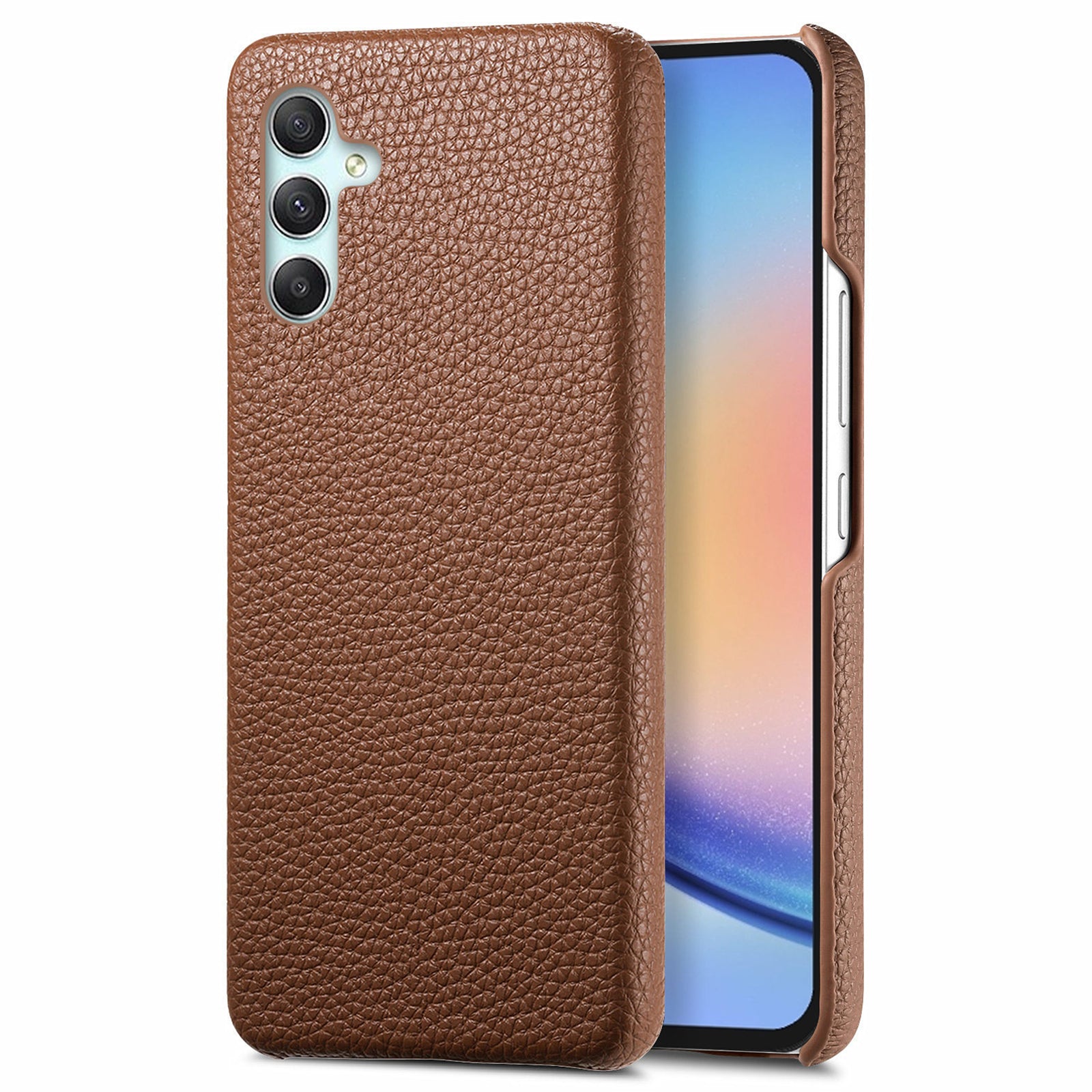 Y1 For Samsung Galaxy A34 5G Case Litchi Texture PU Leather Coating Phone Back Cover