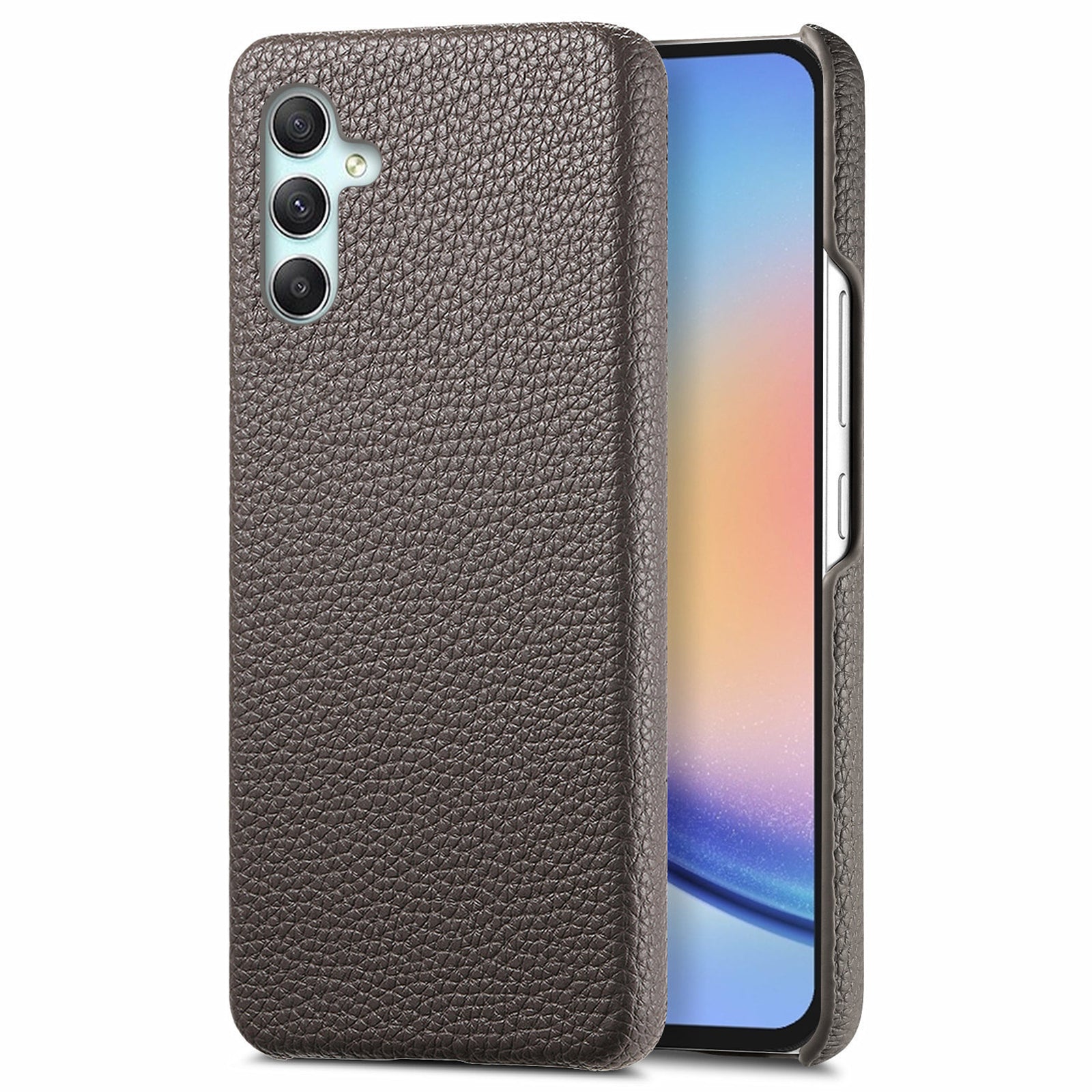 Y1 For Samsung Galaxy A34 5G Case Litchi Texture PU Leather Coating Phone Back Cover