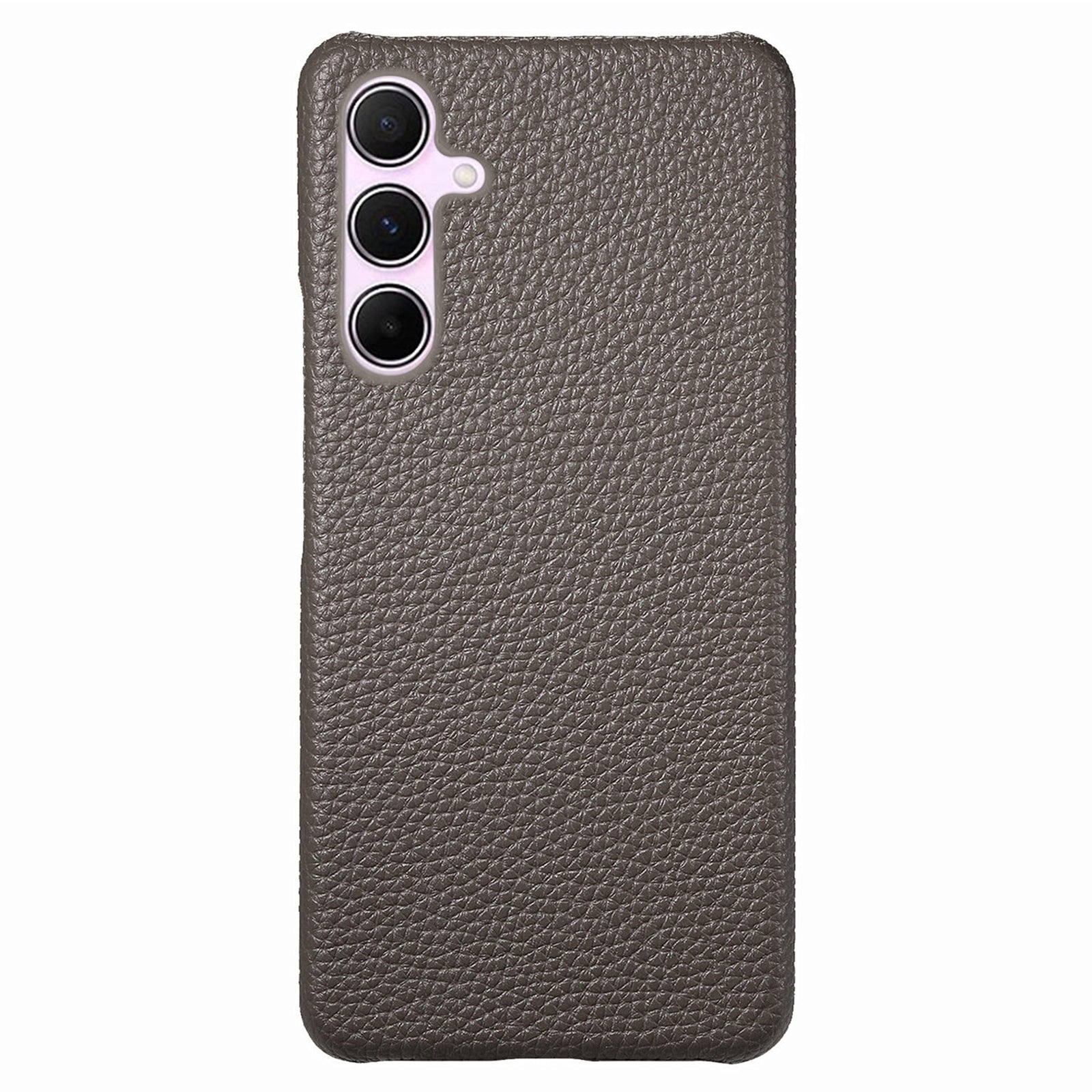 Y1 For Samsung Galaxy A55 5G Case PU Leather Coated PC Phone Cover with Litchi Texture