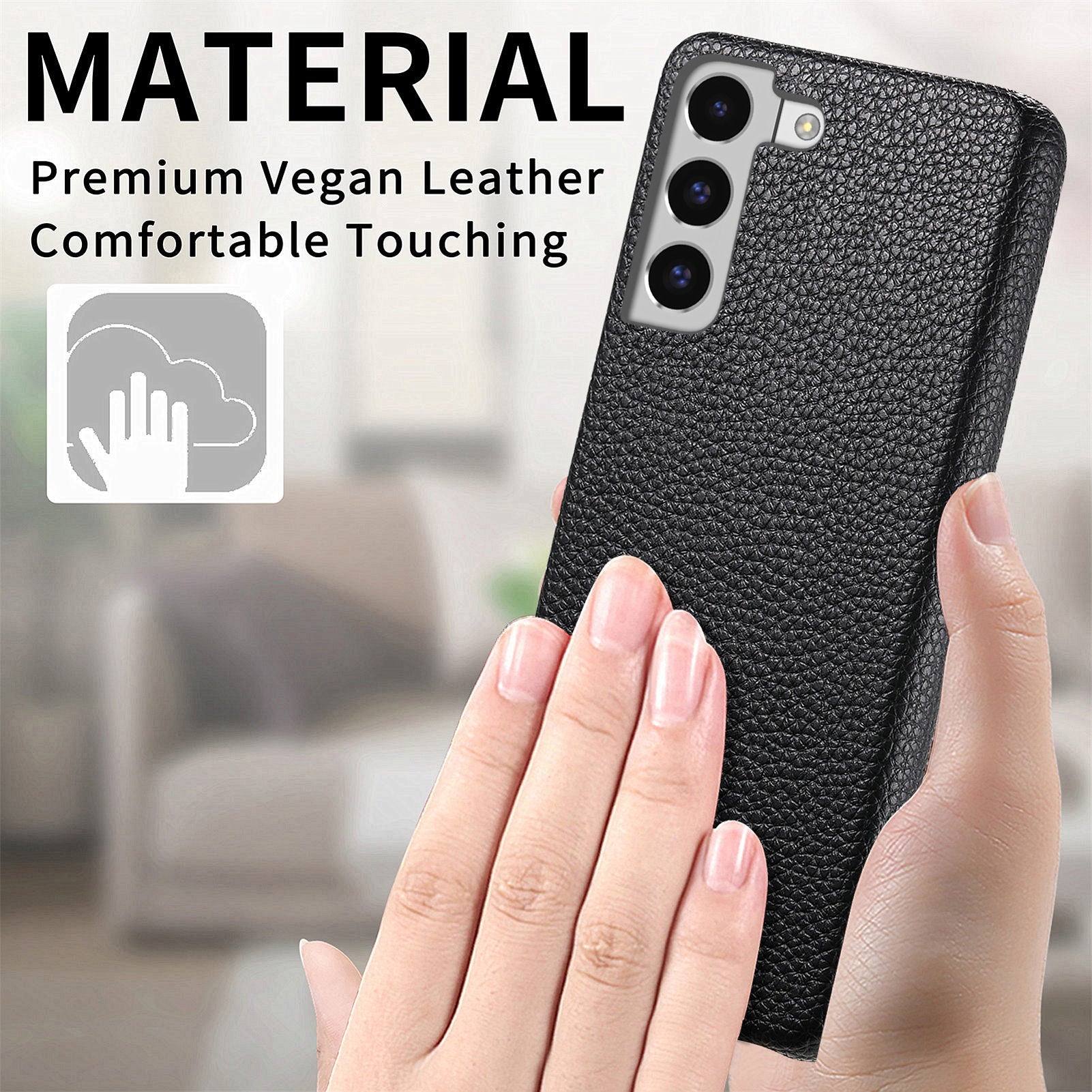 Y1 For Samsung Galaxy S22+ 5G Case Shockproof PU+PC Protective Back Shell