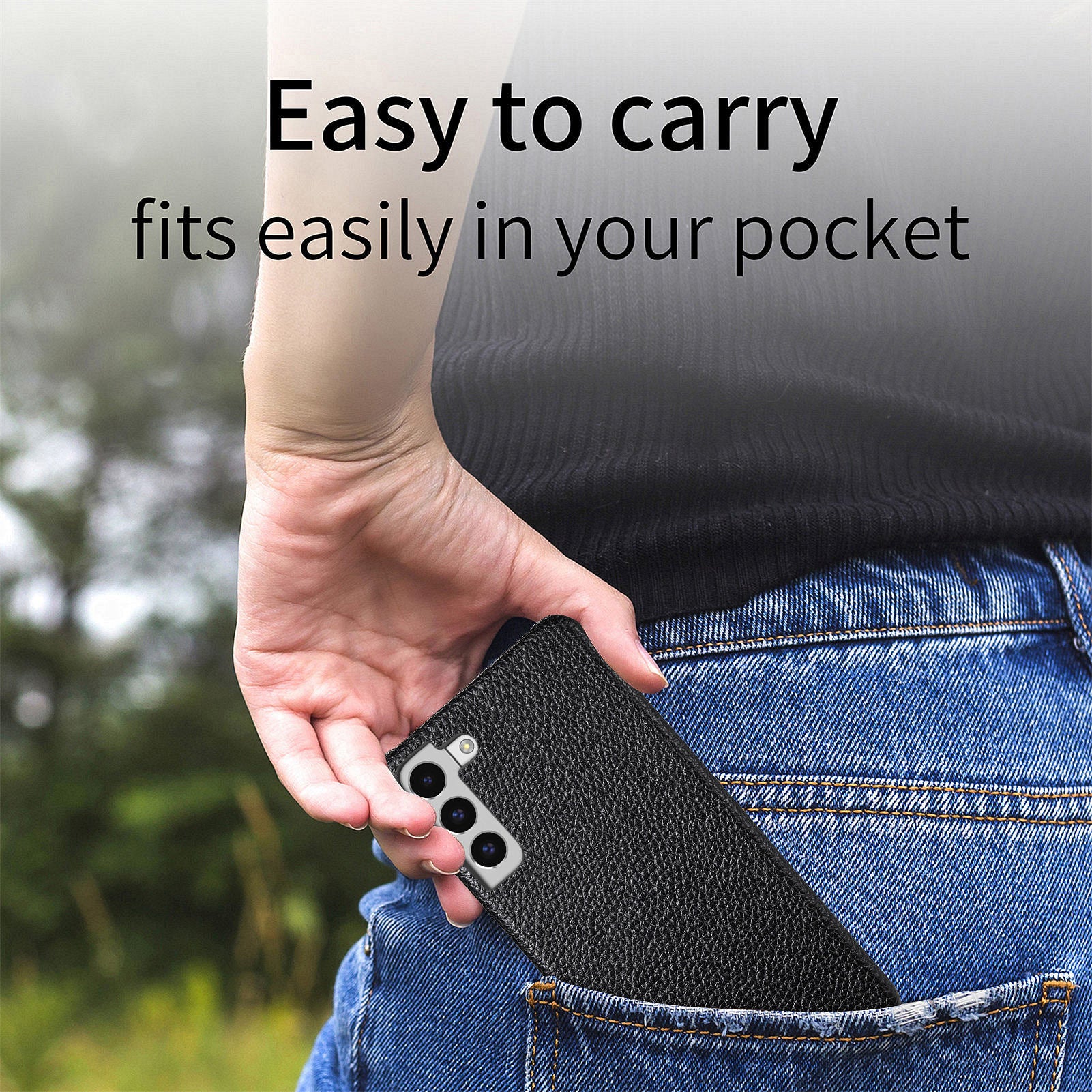 Y1 For Samsung Galaxy S22+ 5G Case Shockproof PU+PC Protective Back Shell