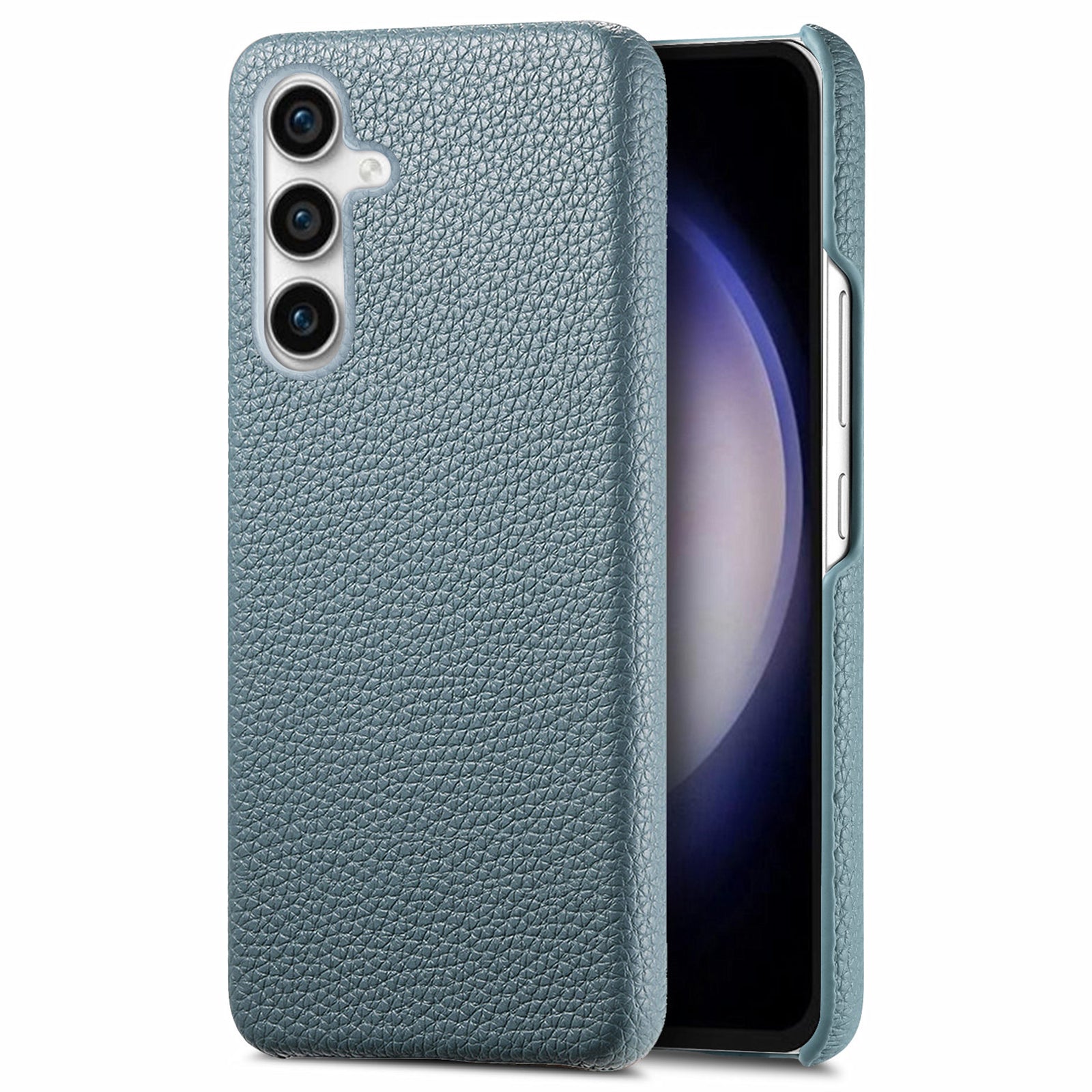 Y1 For Samsung Galaxy S23 FE Cell Phone Case Litchi Texture PU+PC Drop-proof Cover