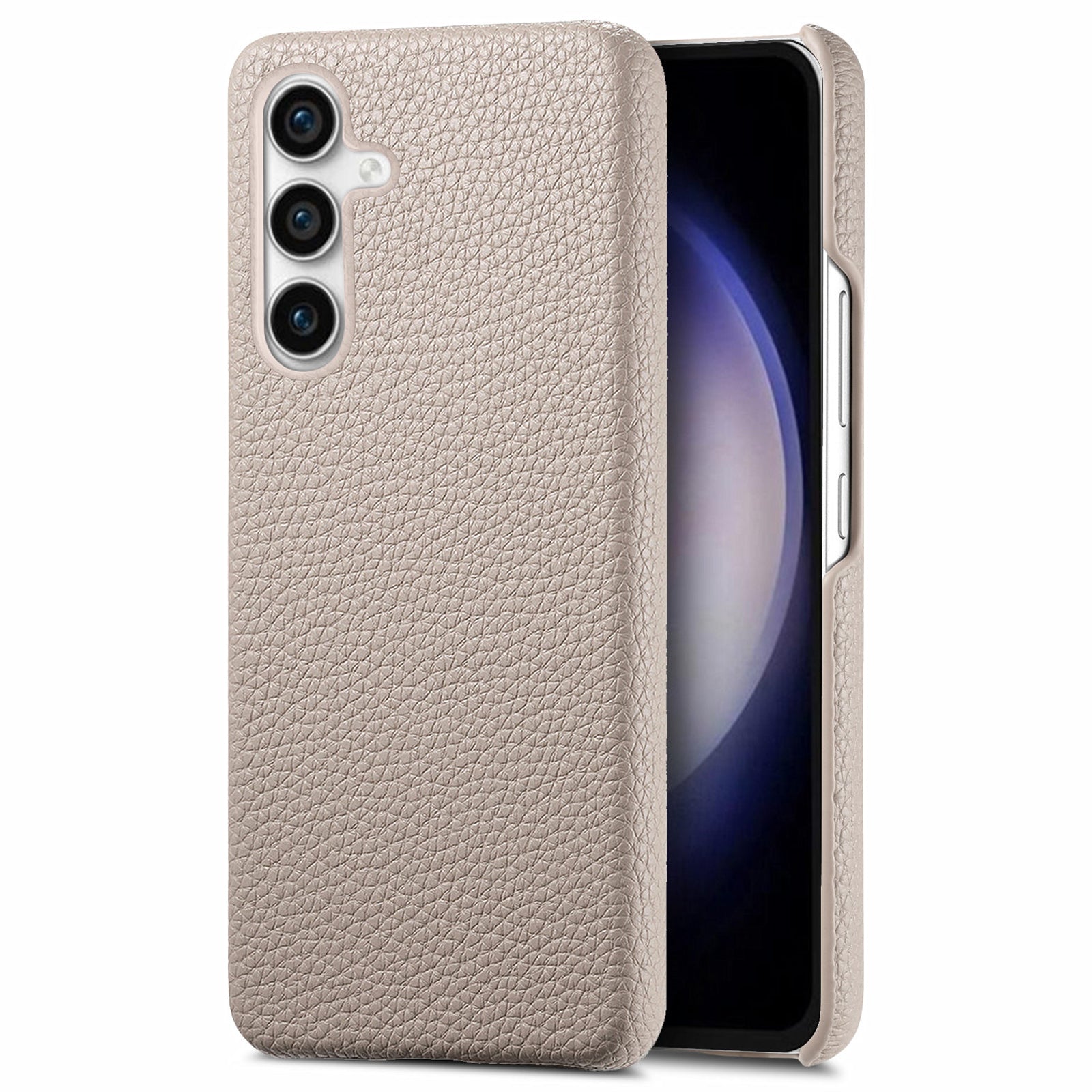 Y1 For Samsung Galaxy S23 FE Cell Phone Case Litchi Texture PU+PC Drop-proof Cover