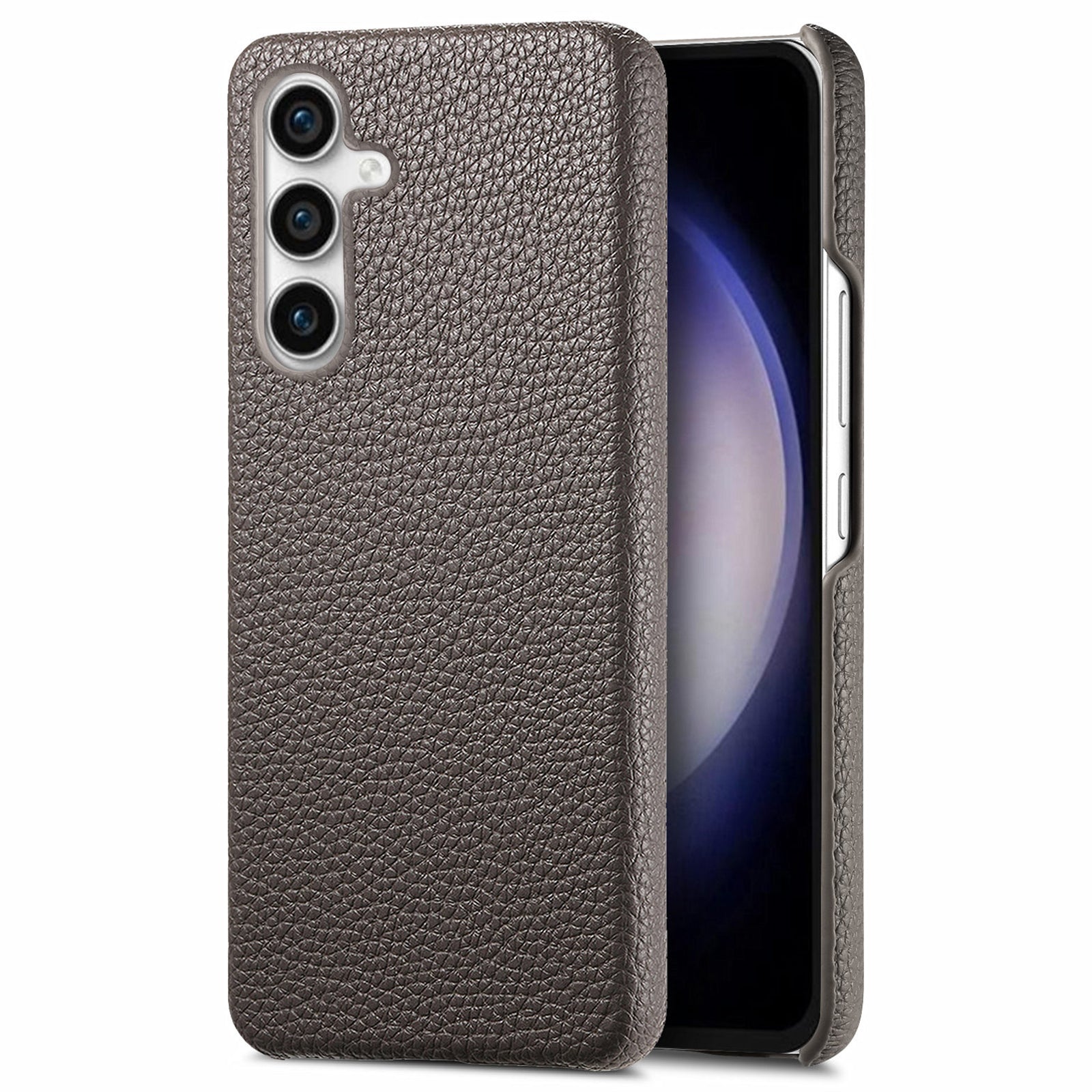 Y1 For Samsung Galaxy S23 FE Cell Phone Case Litchi Texture PU+PC Drop-proof Cover