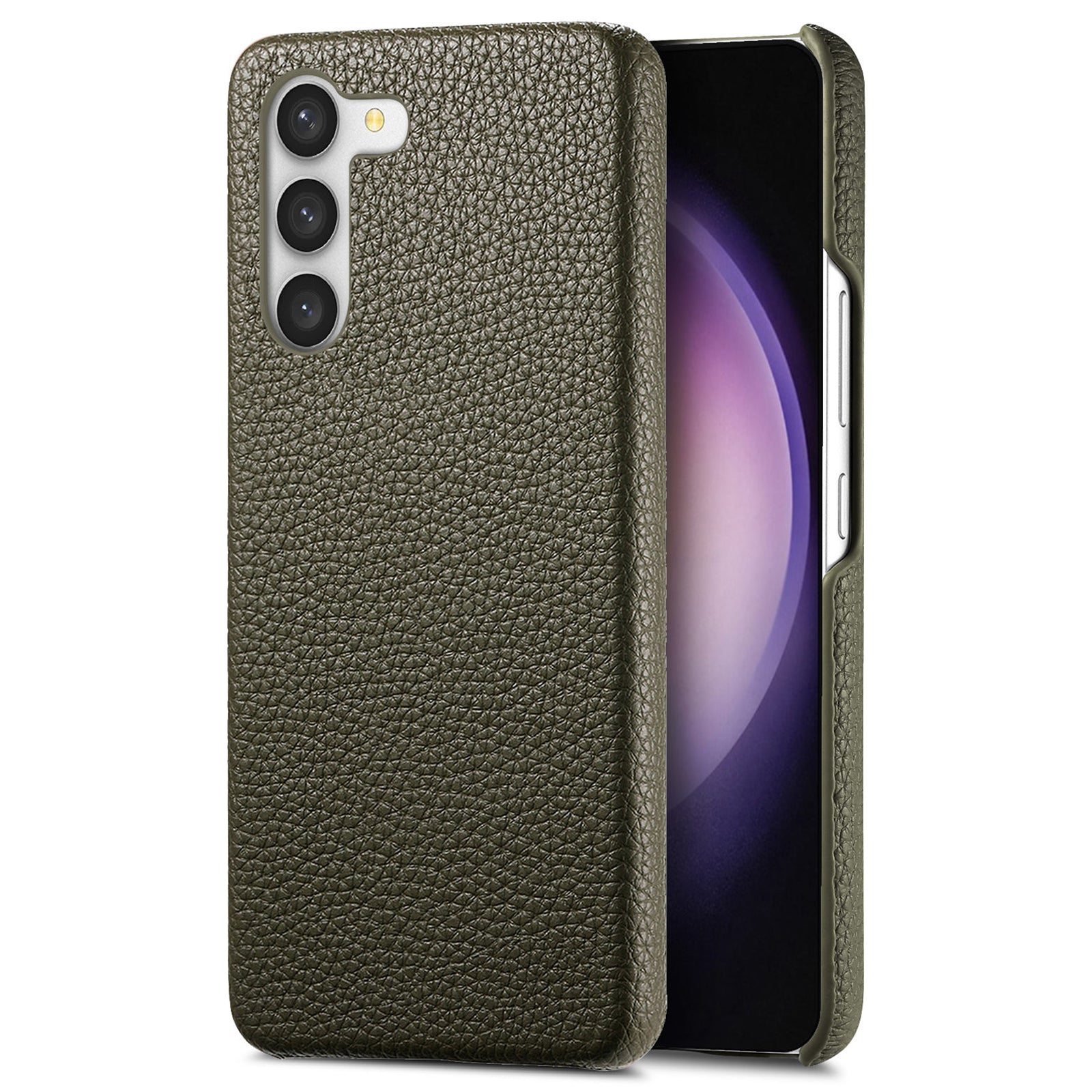 Y1 For Samsung Galaxy S23+ Case PU Leather+PC Hard Cell Phone Cover