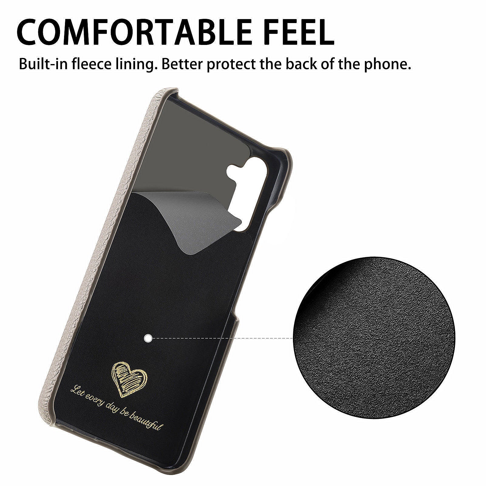 Y1 For Samsung Galaxy S23 Case Litchi Texture PU Leather Coated PC Shock Absorbing Phone Cover