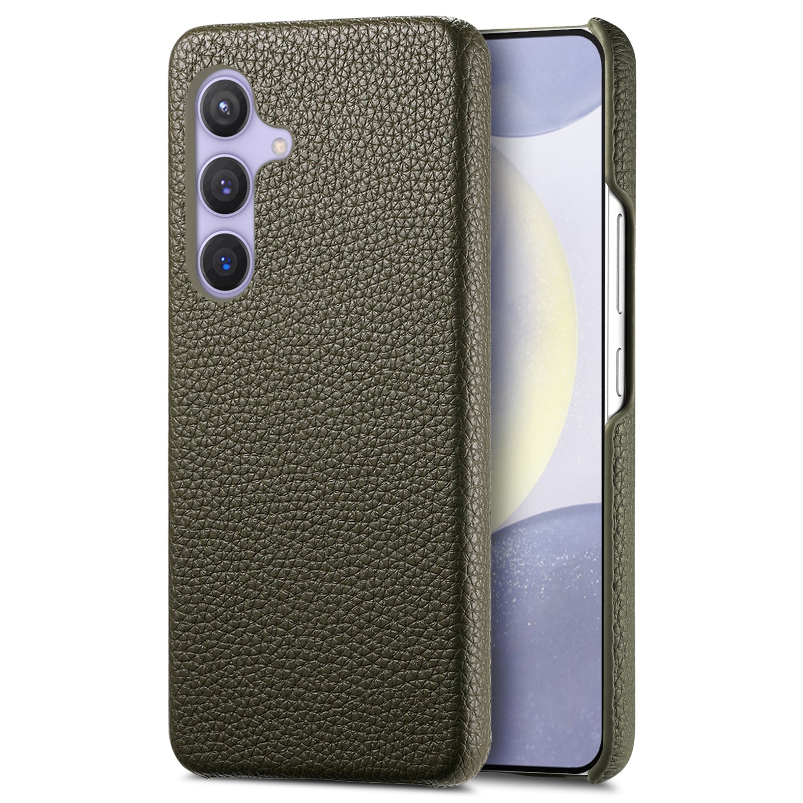 Y1 For Samsung Galaxy S24 Case PU Leather+PC Litchi Texture Anti-Fall Cover