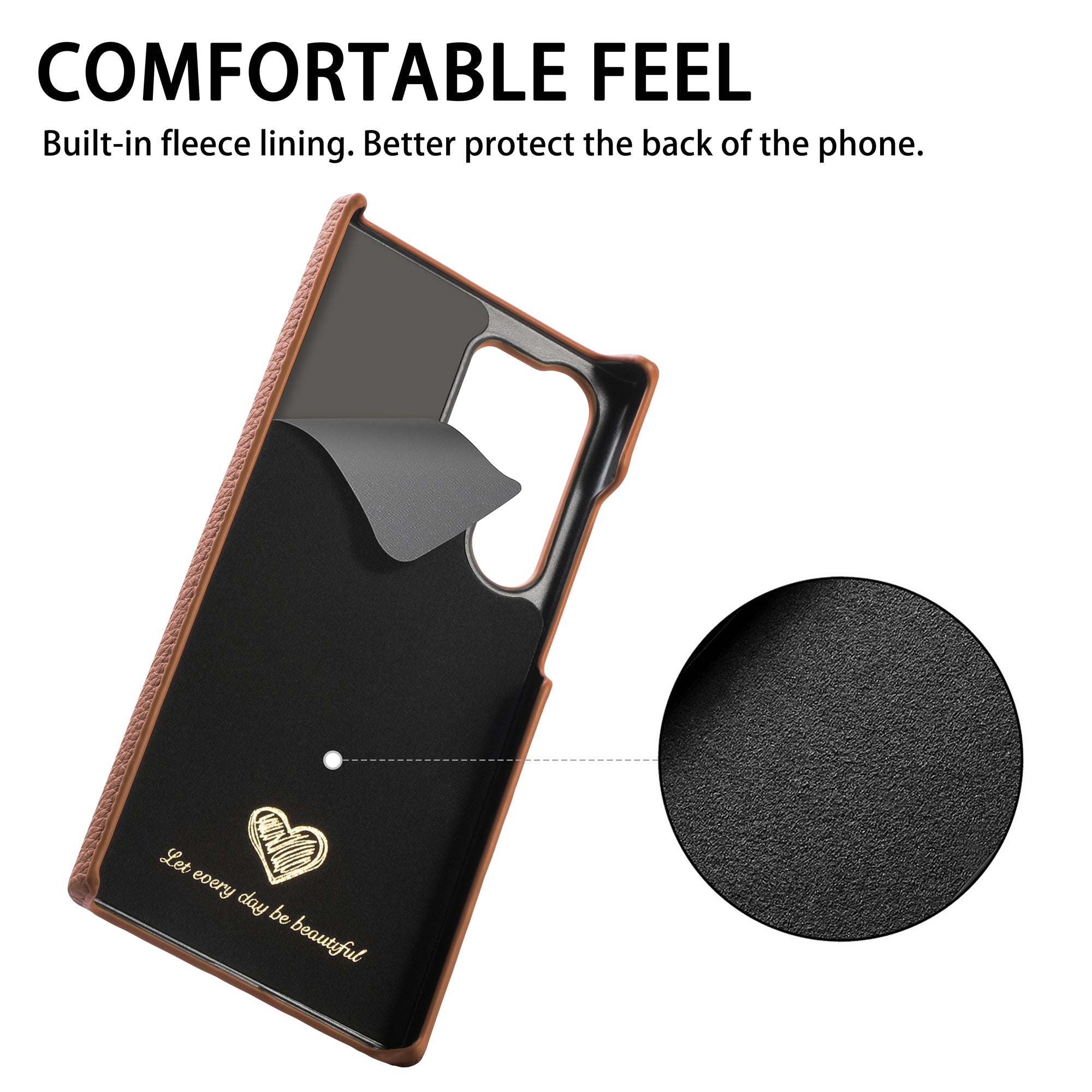 Y1 For Samsung Galaxy S24 Ultra Case Anti-Drop Litchi Texture Leather+PC Phone Cover