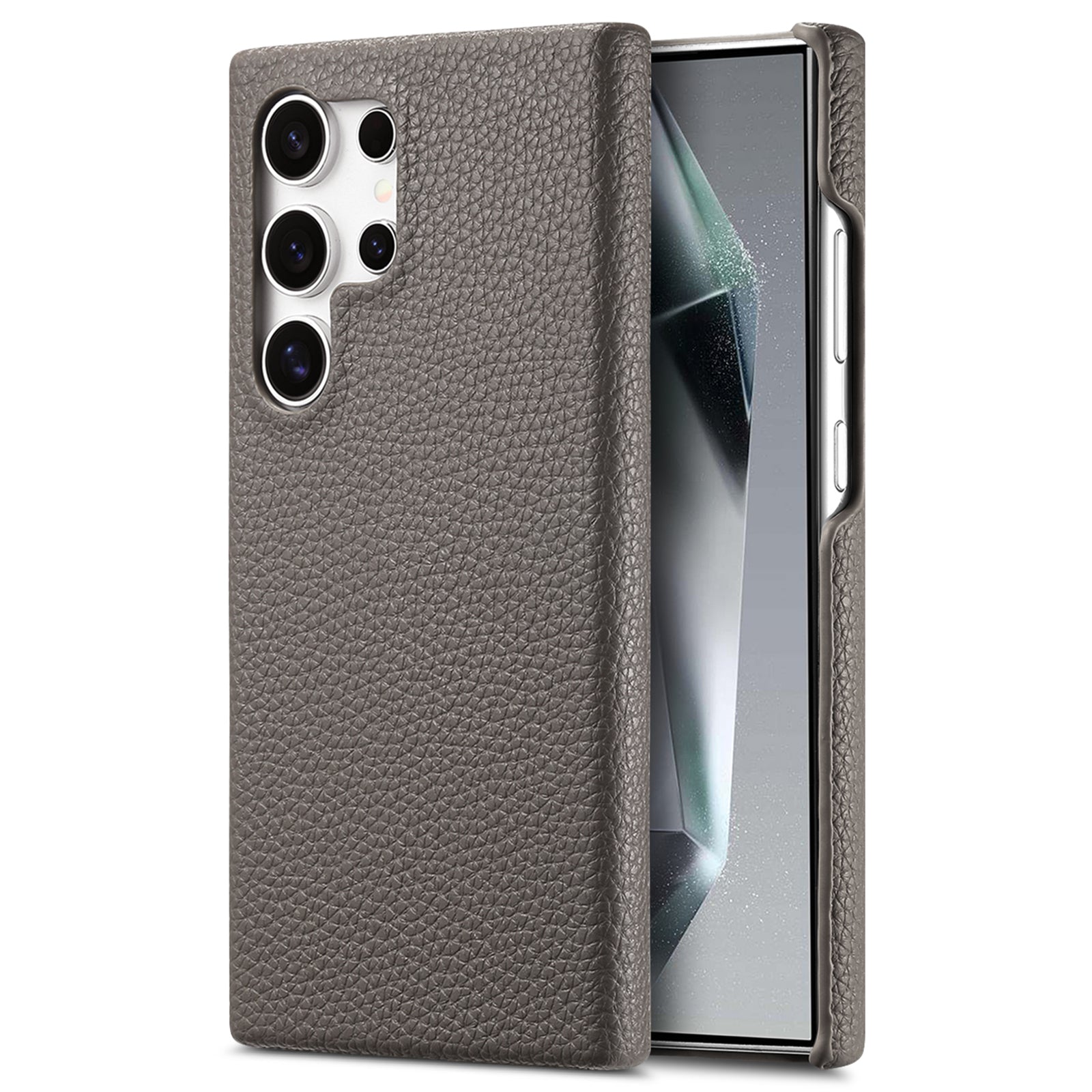 Y1 For Samsung Galaxy S24 Ultra Case Anti-Drop Litchi Texture Leather+PC Phone Cover