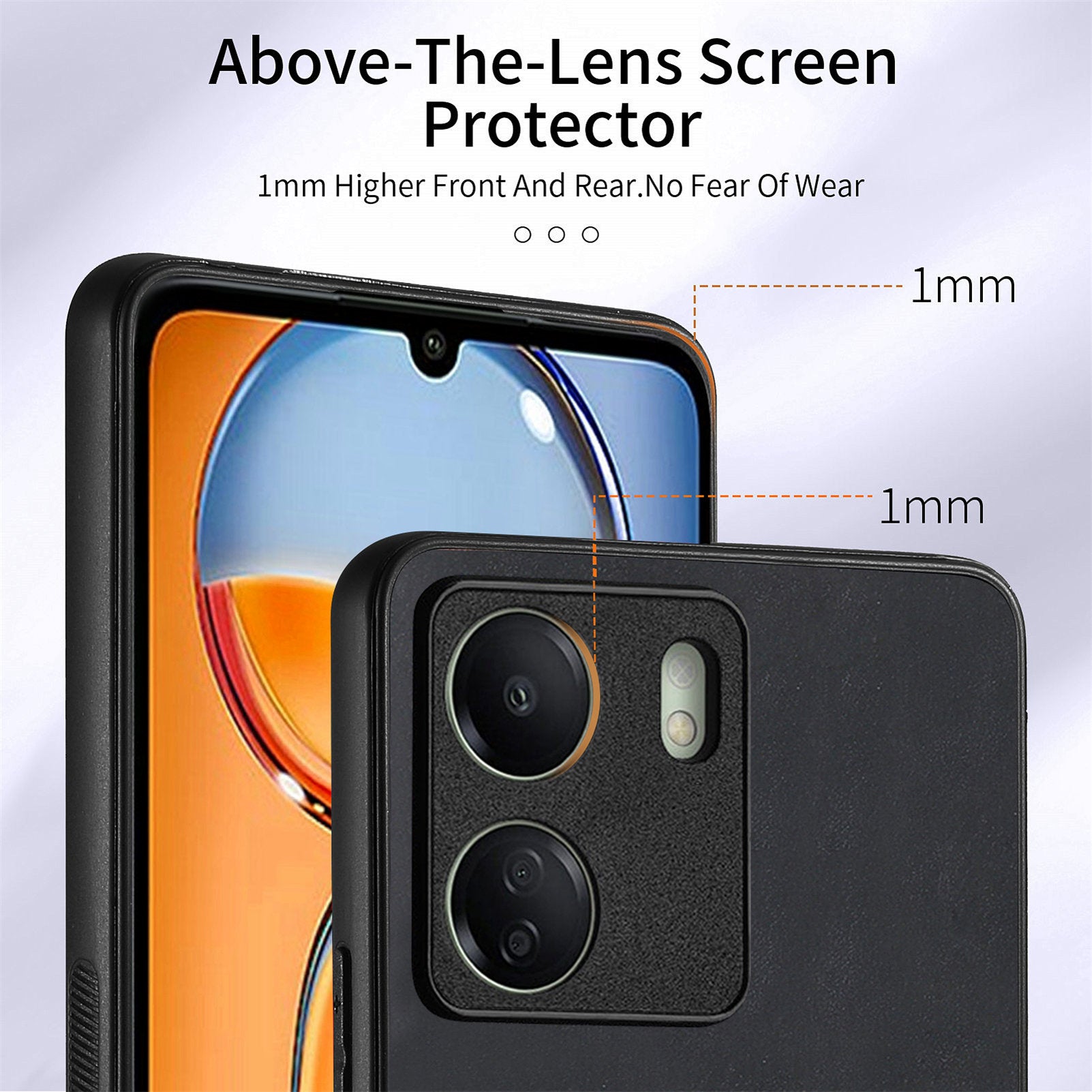 D2 Retro Phone Cover for Xiaomi Redmi 13C 4G / Poco C65 4G Case PU Leather+TPU Kickstand Phone Shell