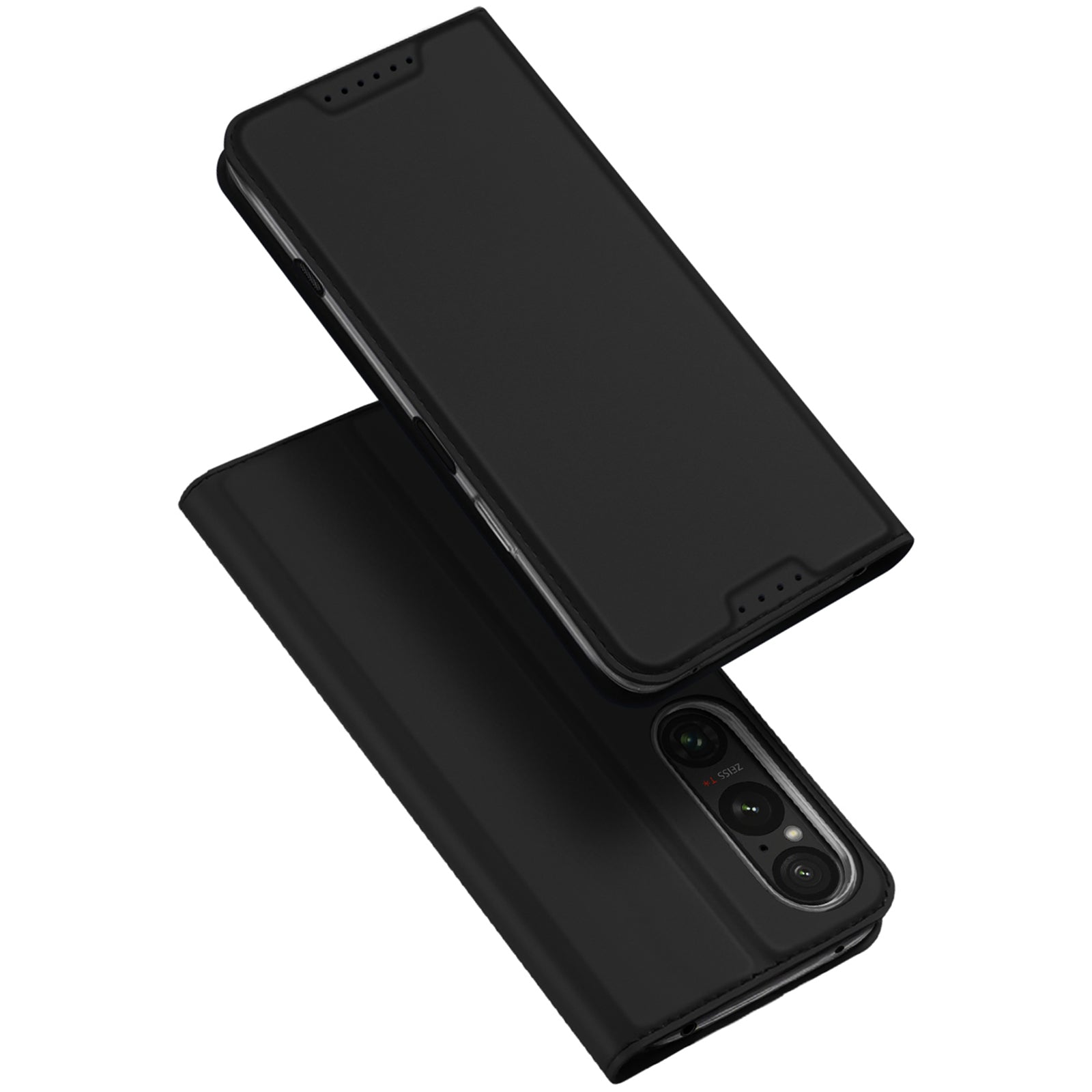 DUX DUCIS Skin Pro Series For Sony Xperia 1 VI Card Slot Phone Cover Leather Phone Stand Case