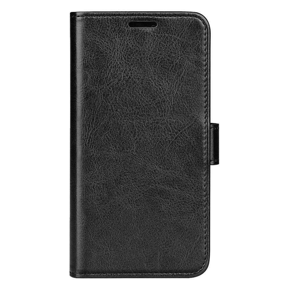 For Realme C67 4G Case TPU+PU Leather Phone Protective Flip Cover Crazy Horse Texture