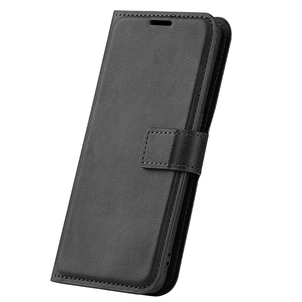For Realme C67 4G Case Calf Texture Anti-scratch Leather Phone Wallet Stand Cover