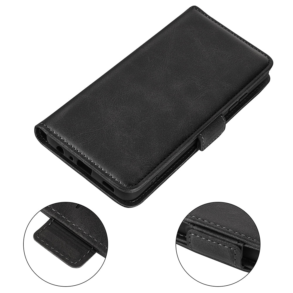 For Realme C67 4G Cell Phone Cover Leather Phone Case Wallet with Magnetic Clasp