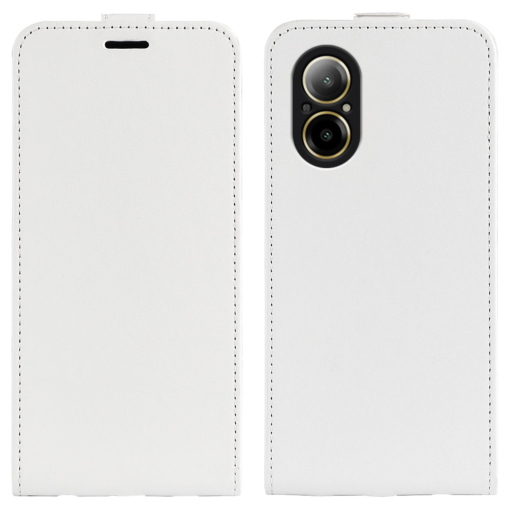 For Realme C67 4G Case Card Slots PU Leather Vertical Flip Phone Cover