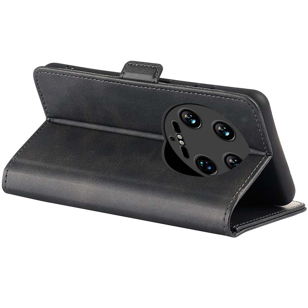 For Xiaomi 14 Ultra Phone Cover Magnetic Clasp Leather Phone Case with Wallet