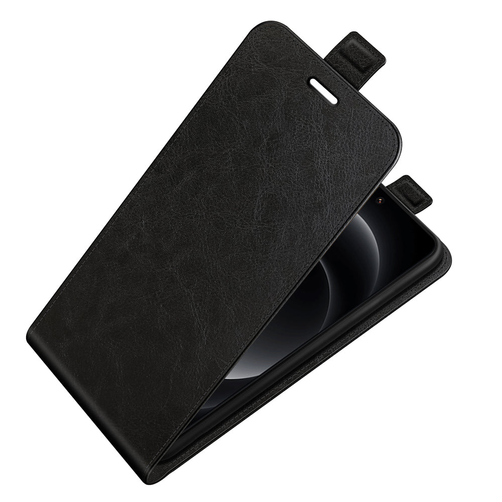 For Xiaomi 14 Ultra Case PU Leather Protective Vertical Flip Phone Cover with Card Holder