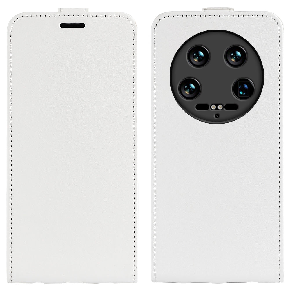For Xiaomi 14 Ultra Case PU Leather Protective Vertical Flip Phone Cover with Card Holder