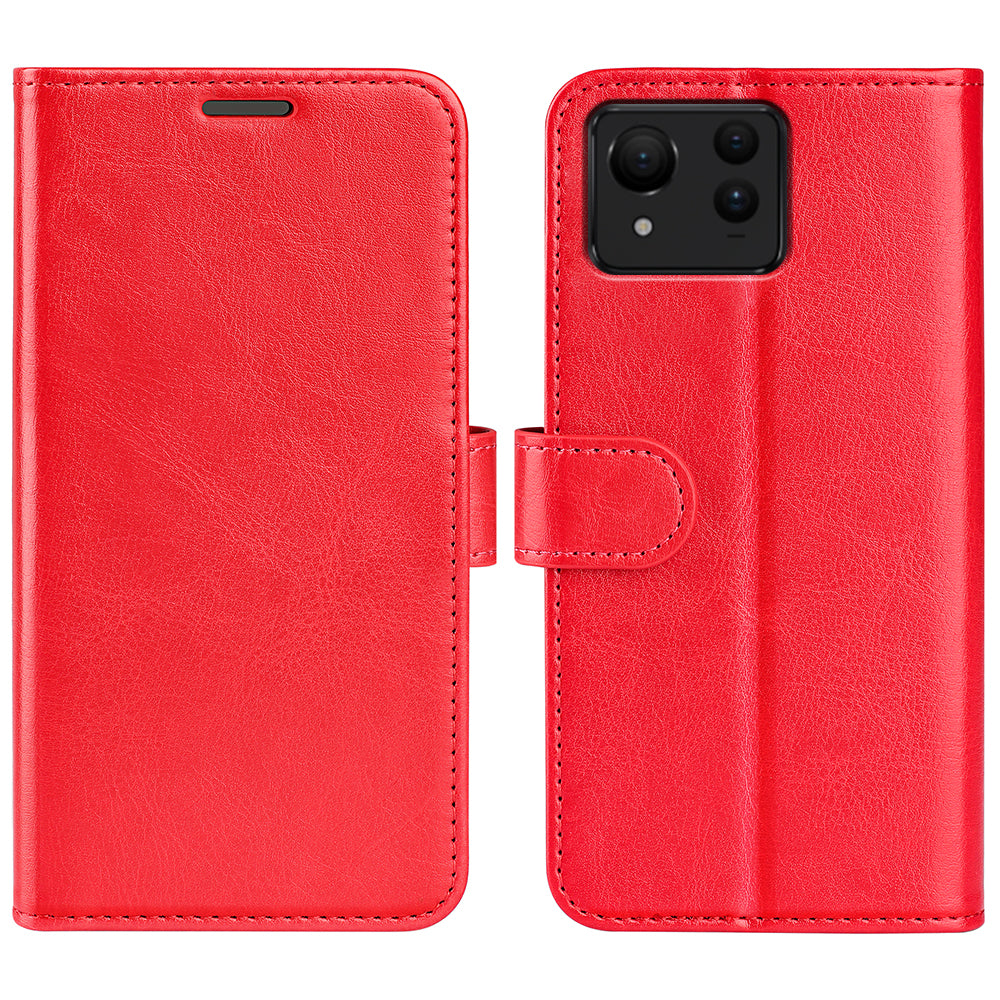 For Asus Zenfone 11 Ultra 5G Phone Case Crazy Horse Texture PU Leather+TPU Protective Flip Cover