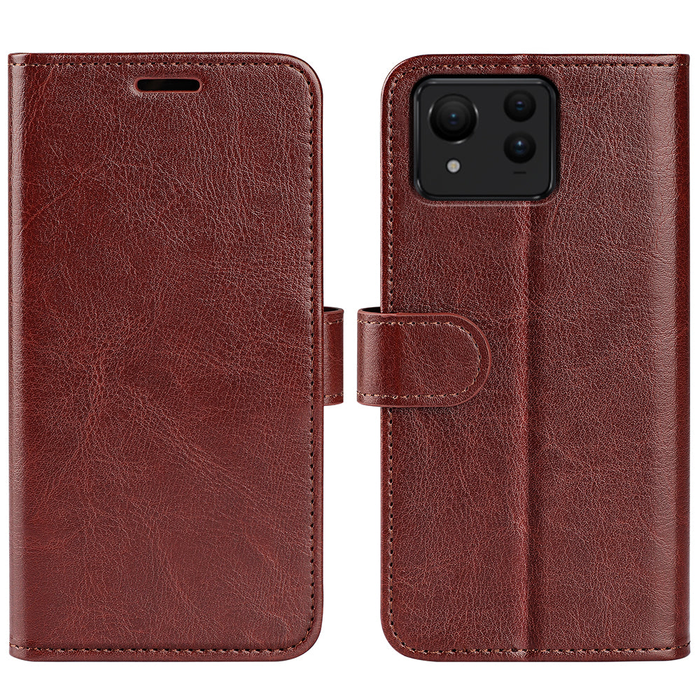 For Asus Zenfone 11 Ultra 5G Phone Case Crazy Horse Texture PU Leather+TPU Protective Flip Cover