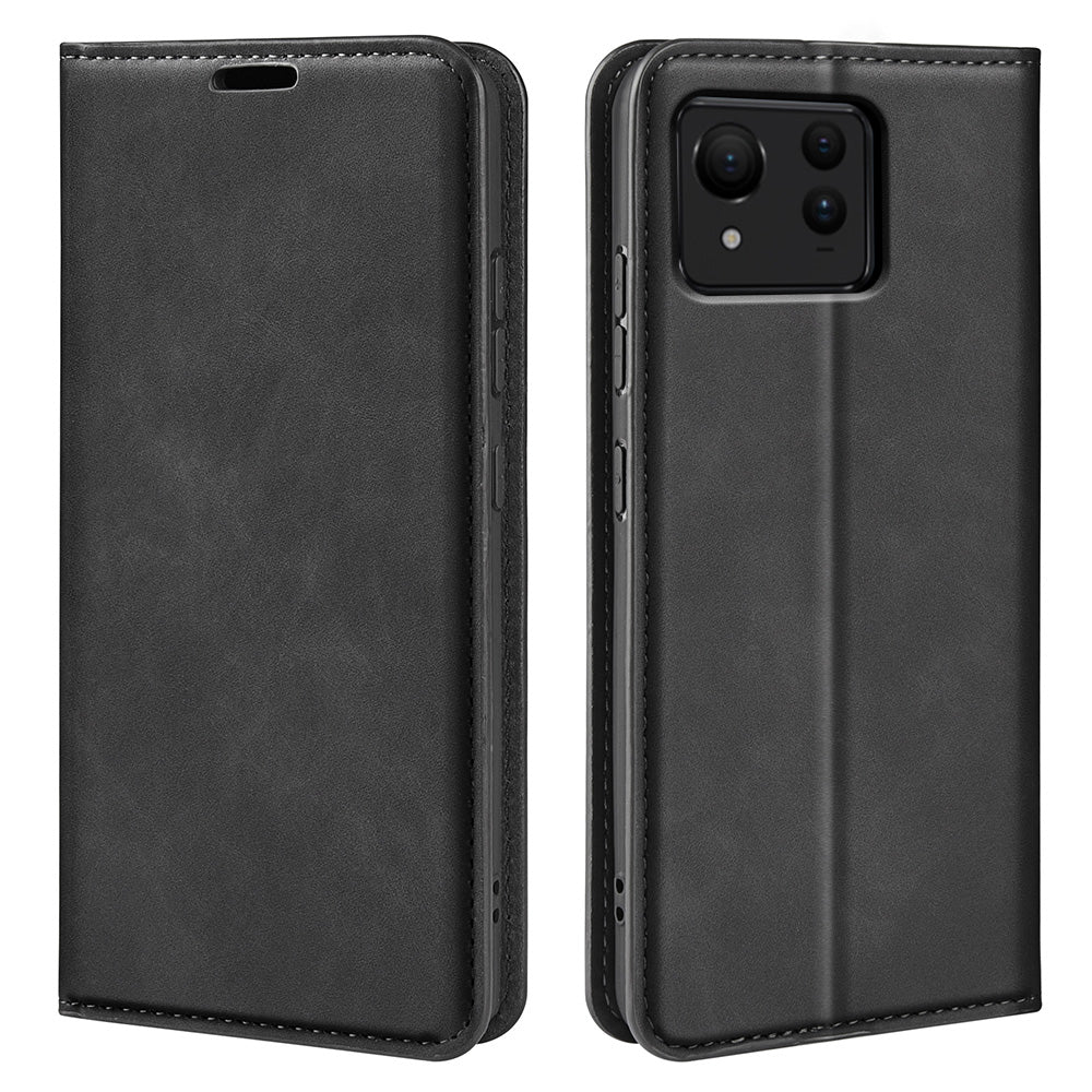 For Asus Zenfone 11 Ultra 5G Case Skin Touch Feeling PU Leather Stand Phone Cover