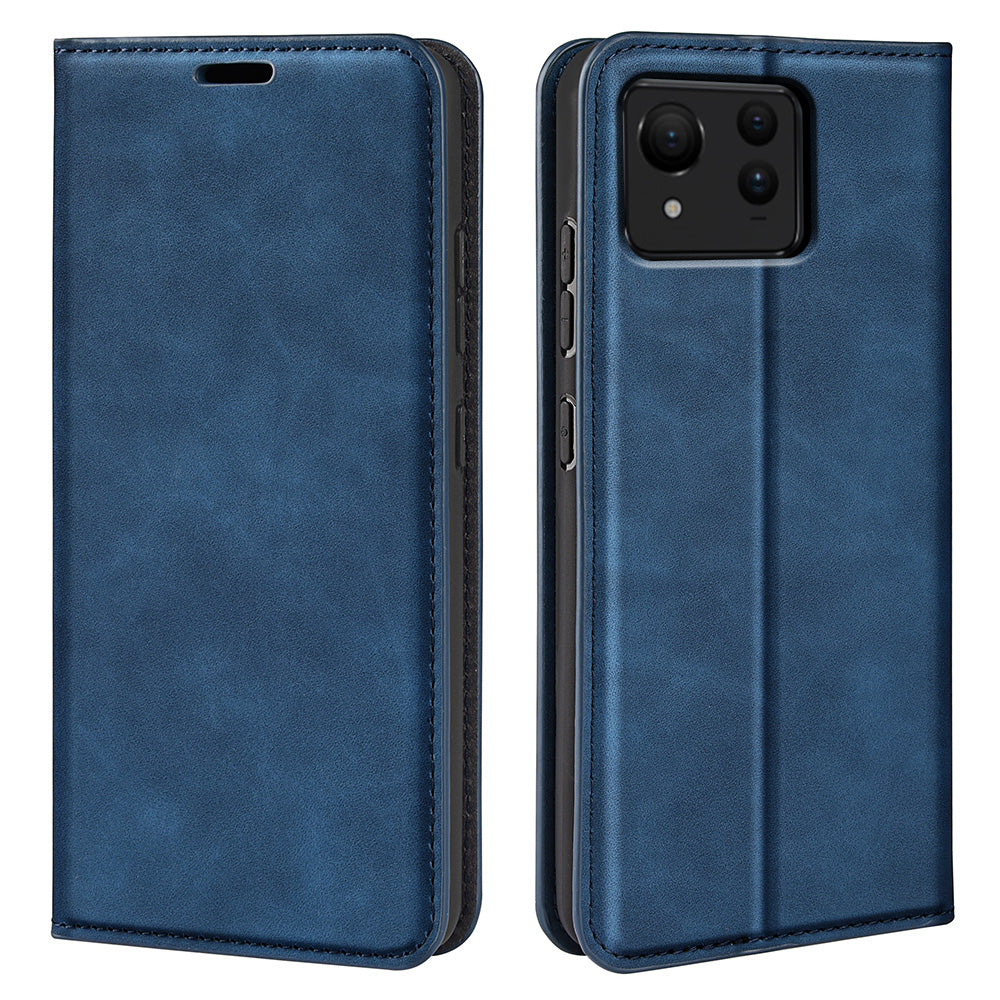 For Asus Zenfone 11 Ultra 5G Case Skin Touch Feeling PU Leather Stand Phone Cover