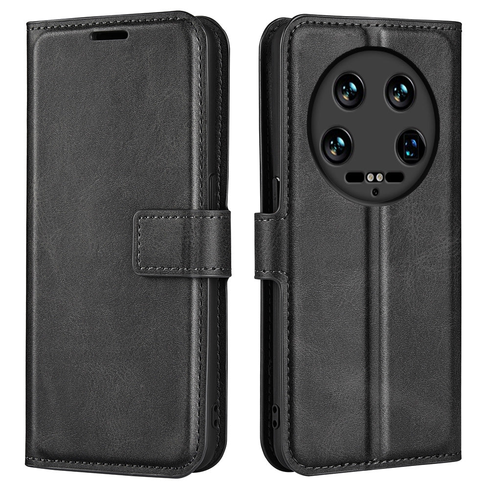 For Xiaomi 14 Ultra Case Calf Texture Leather Wallet Cell Phone Cover