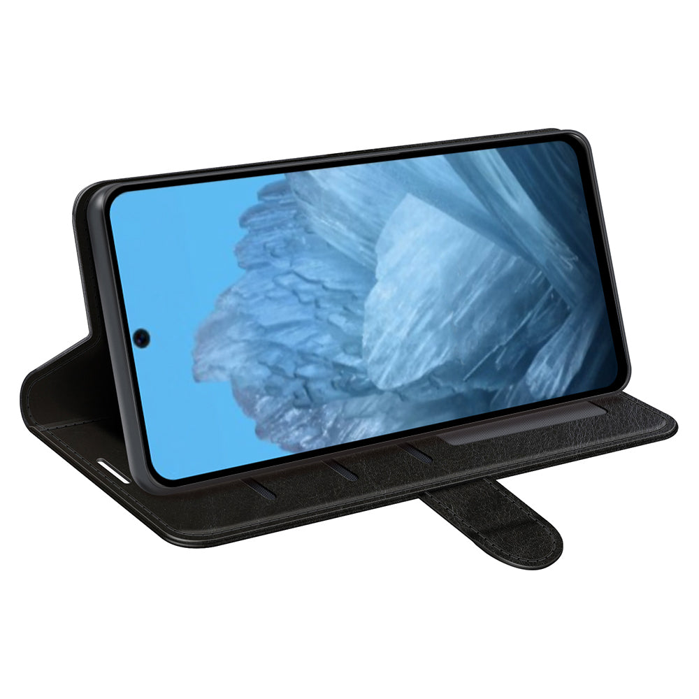 For Google Pixel 9 Case Crazy Horse Texture TPU+PU Leather Wallet Flip Phone Cover