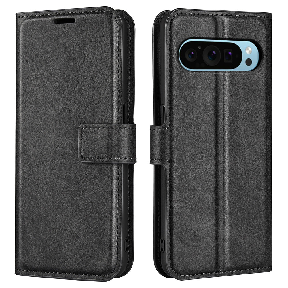For Google Pixel 9 PU Leather Case Anti-scratch Calf Texture Phone Protective Cover