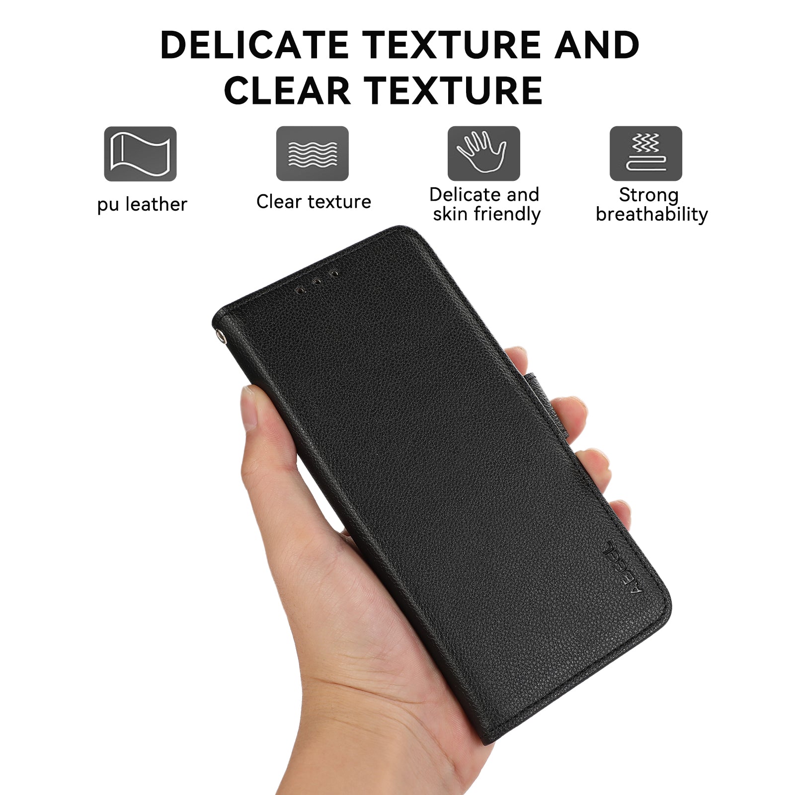 ABEEL For Samsung Galaxy A33 5G Case RFID Blocking PU Leather Phone Cover with Card Holder
