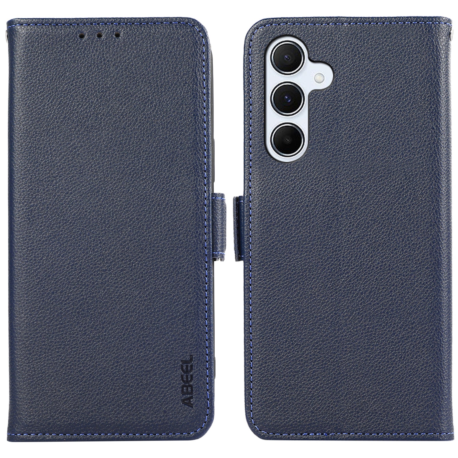 ABEEL For Samsung Galaxy A34 5G Leather Case RFID Blocking Adjustable Stand Phone Cover