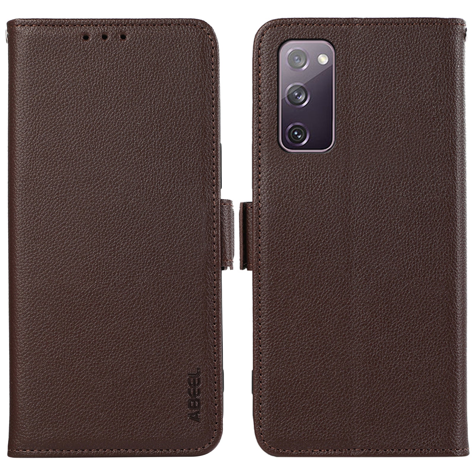 ABEEL For Samsung Galaxy S20 FE 4G / FE 5G / S20 Lite / S20 FE 2022 Case RFID Blocking Leather Phone Case