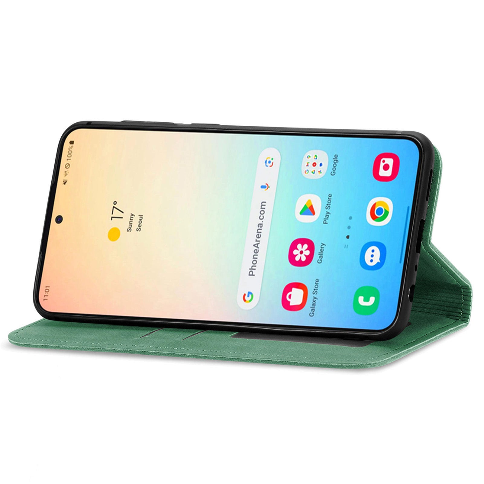 For Samsung Galaxy S24+ Cell Phone Cases Skin-touch Leather Magnetic Adsorption Cover