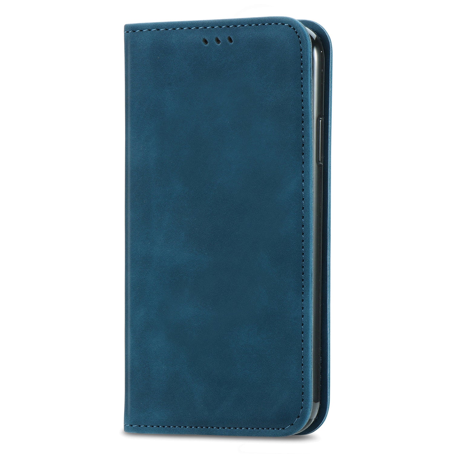 For Samsung Galaxy A34 5G Case Skin-touch Leather Phone Cover with Card Slots Stand