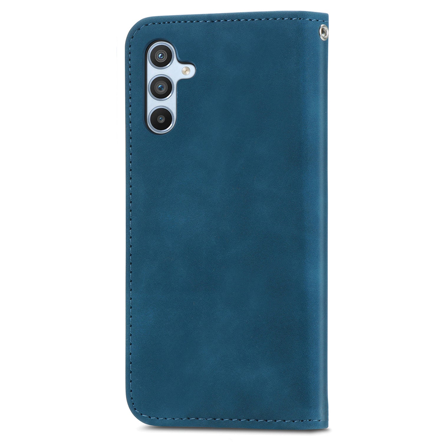 For Samsung Galaxy A34 5G Case Skin-touch Leather Phone Cover with Card Slots Stand