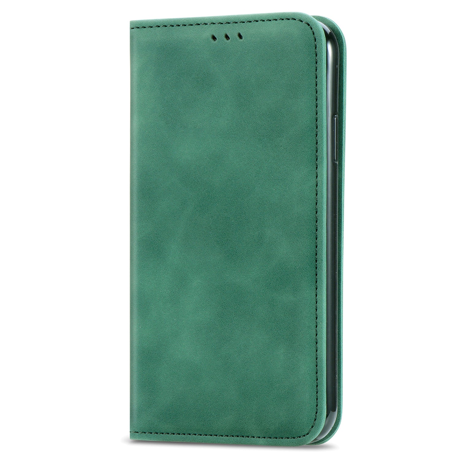 For Samsung Galaxy A35 5G Case Skin Touch Feeling Magnetic Closing Stand Cell Phone Cover