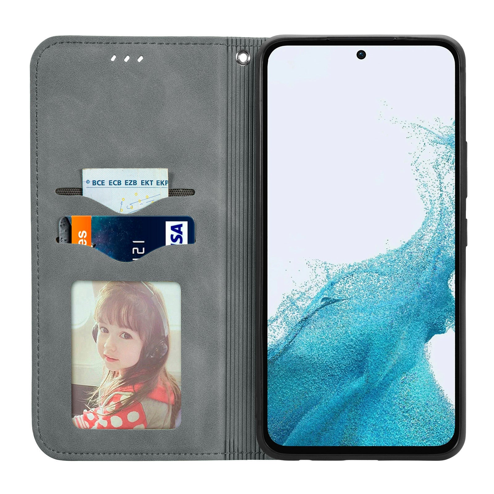 For Samsung Galaxy A54 5G Case Skin-touch Leather Magnetic Adsorption Flip Phone Cover