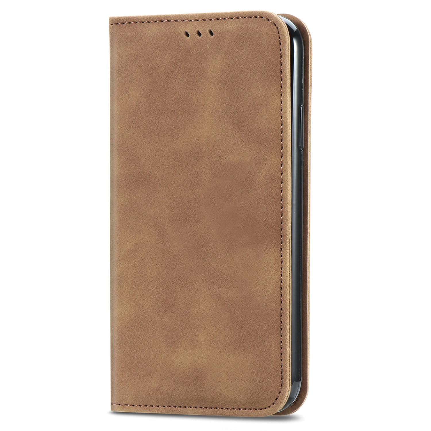 For Samsung Galaxy A55 5G Case Card Slots Skin-touch Leather Flip Phone Cover