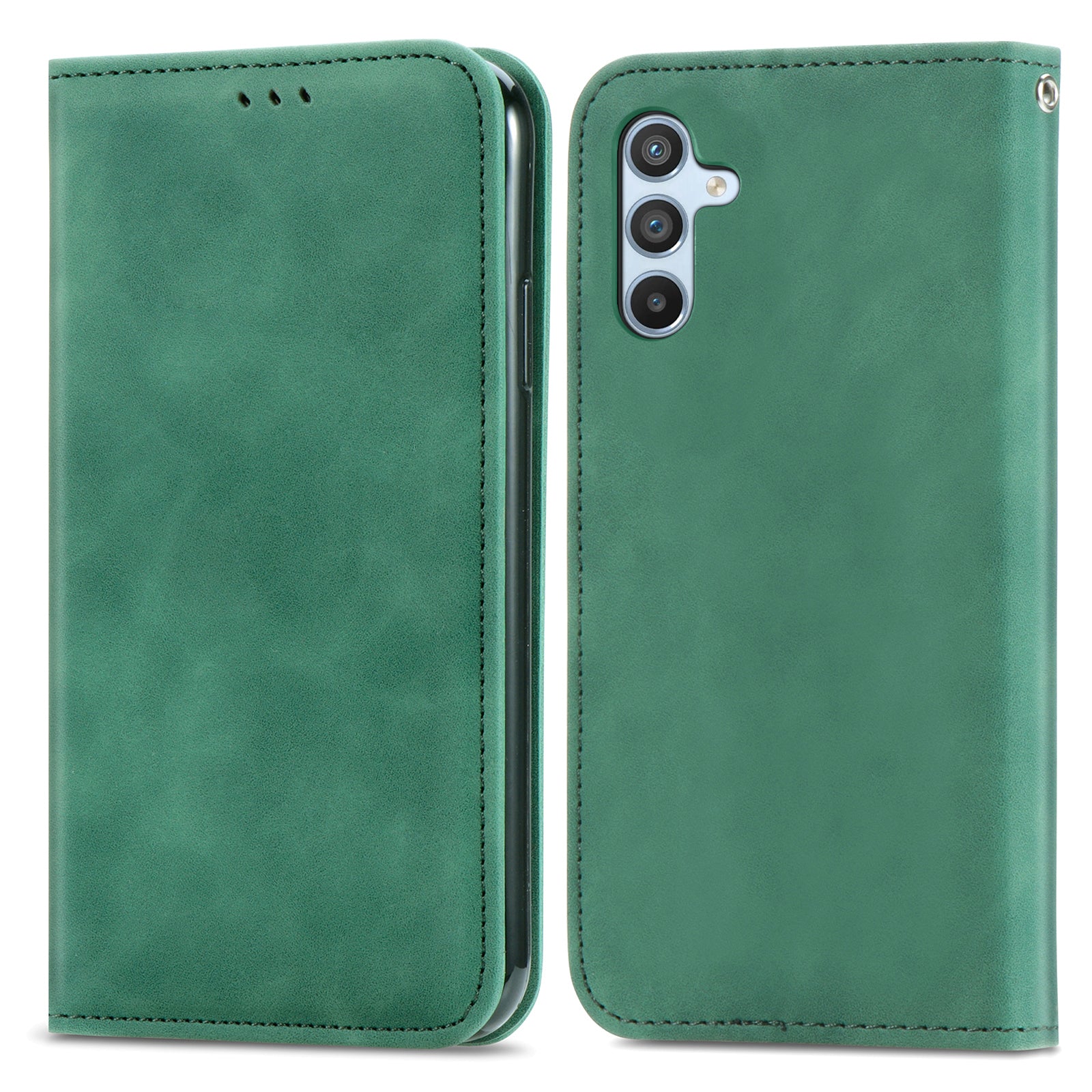 For Samsung Galaxy A55 5G Case Card Slots Skin-touch Leather Flip Phone Cover