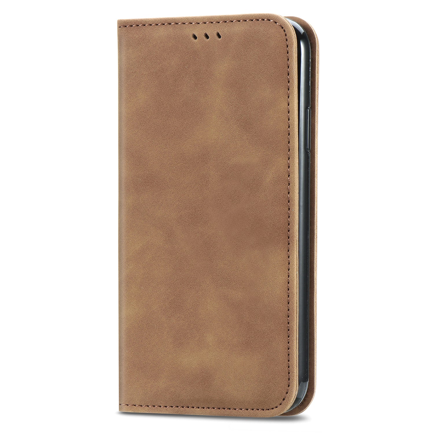 For Samsung Galaxy S23+ Case Magnetic Closing PU Leather+TPU Scratch-proof Phone Cover