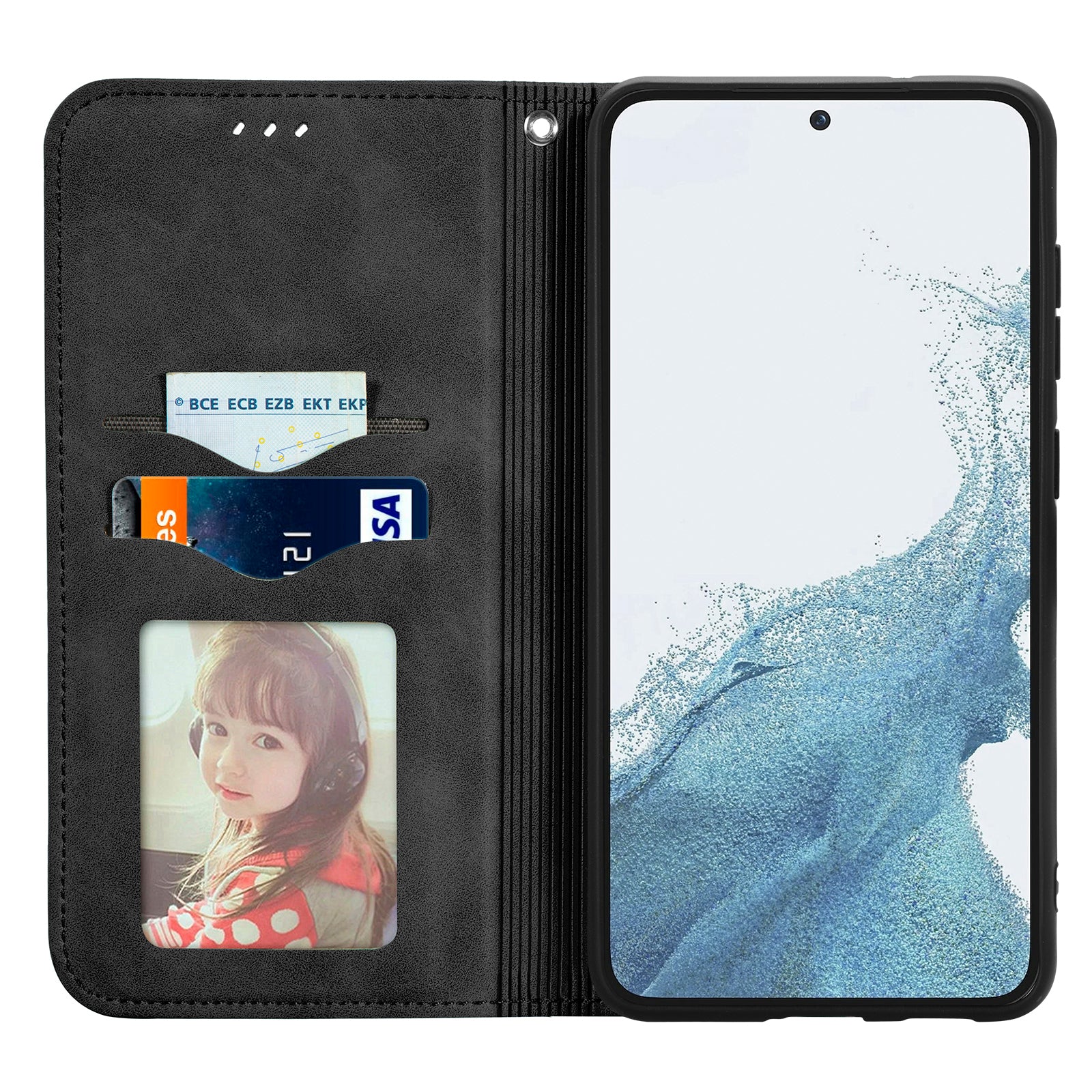 For Samsung Galaxy S23 Skin-Touch Magnetic Phone Stand Cover Anti-Scratch Cell Phone Case