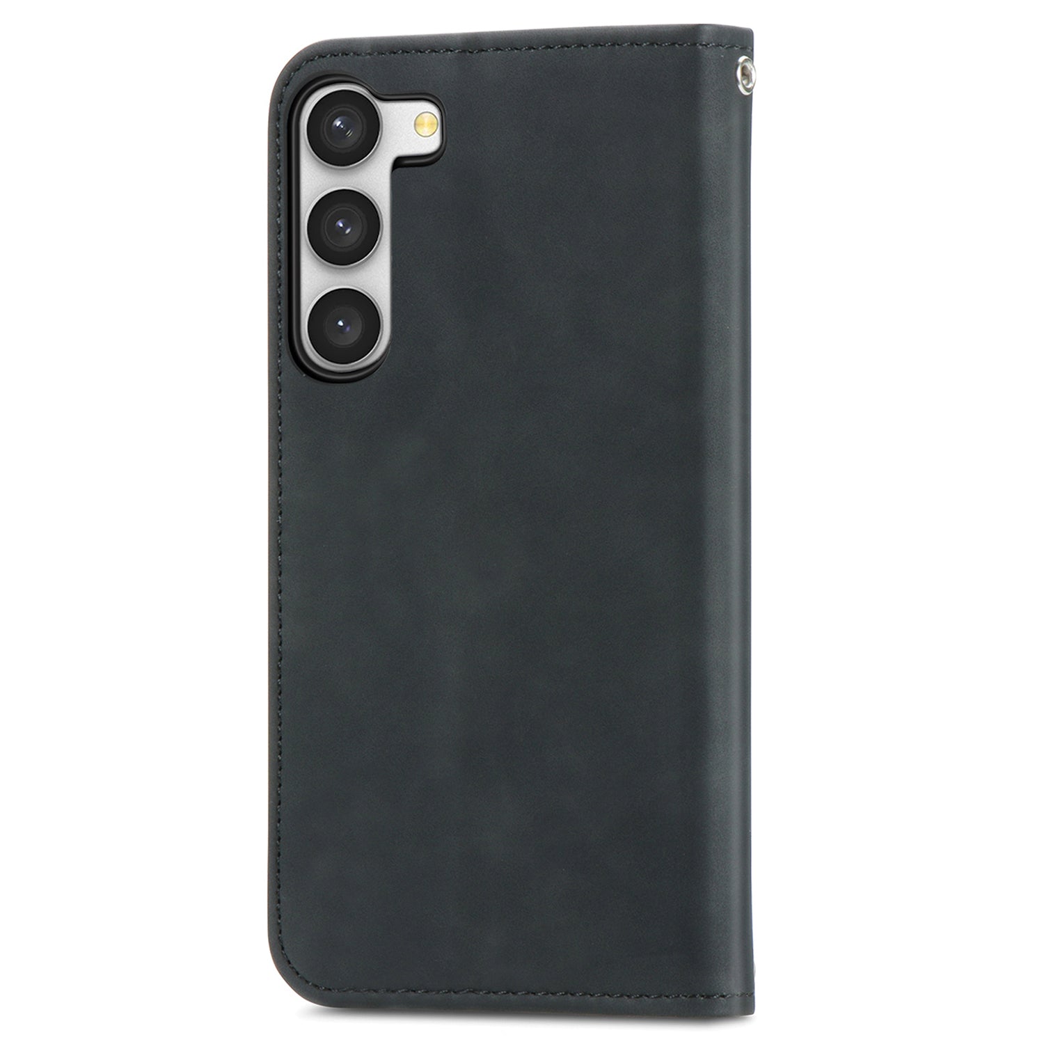 For Samsung Galaxy S23 Skin-Touch Magnetic Phone Stand Cover Anti-Scratch Cell Phone Case