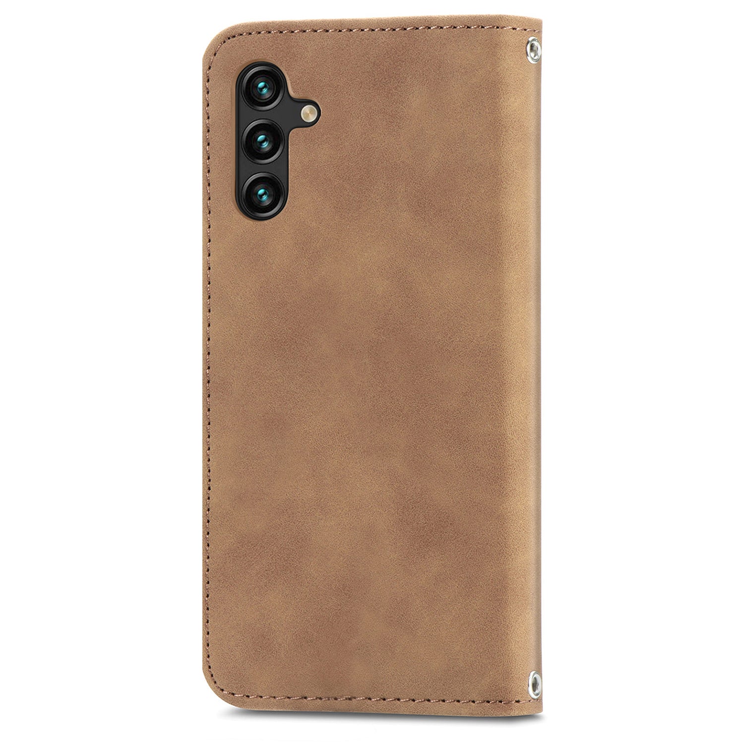 For Samsung Galaxy A13 5G / A04s 4G (164.7 x 76.7 x 9.1 mm) Cell Phone Case Skin-Touch Magnetic Phone Stand Cover